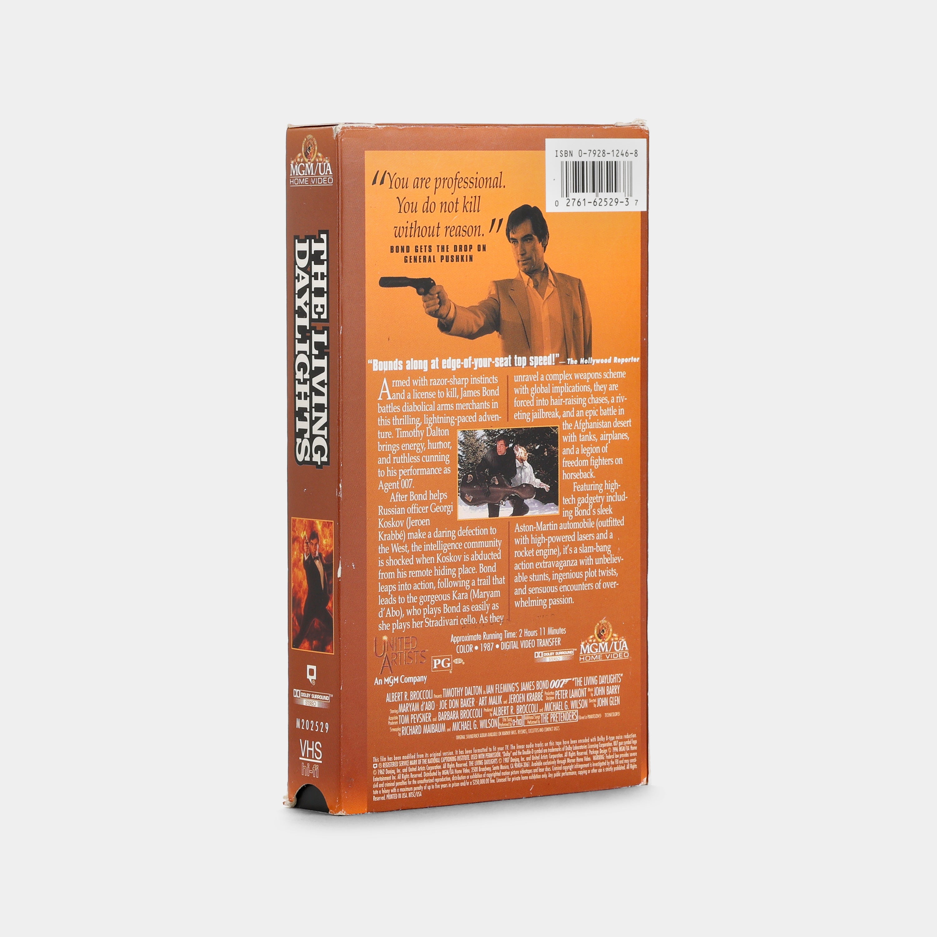 The Living Daylights VHS Tape