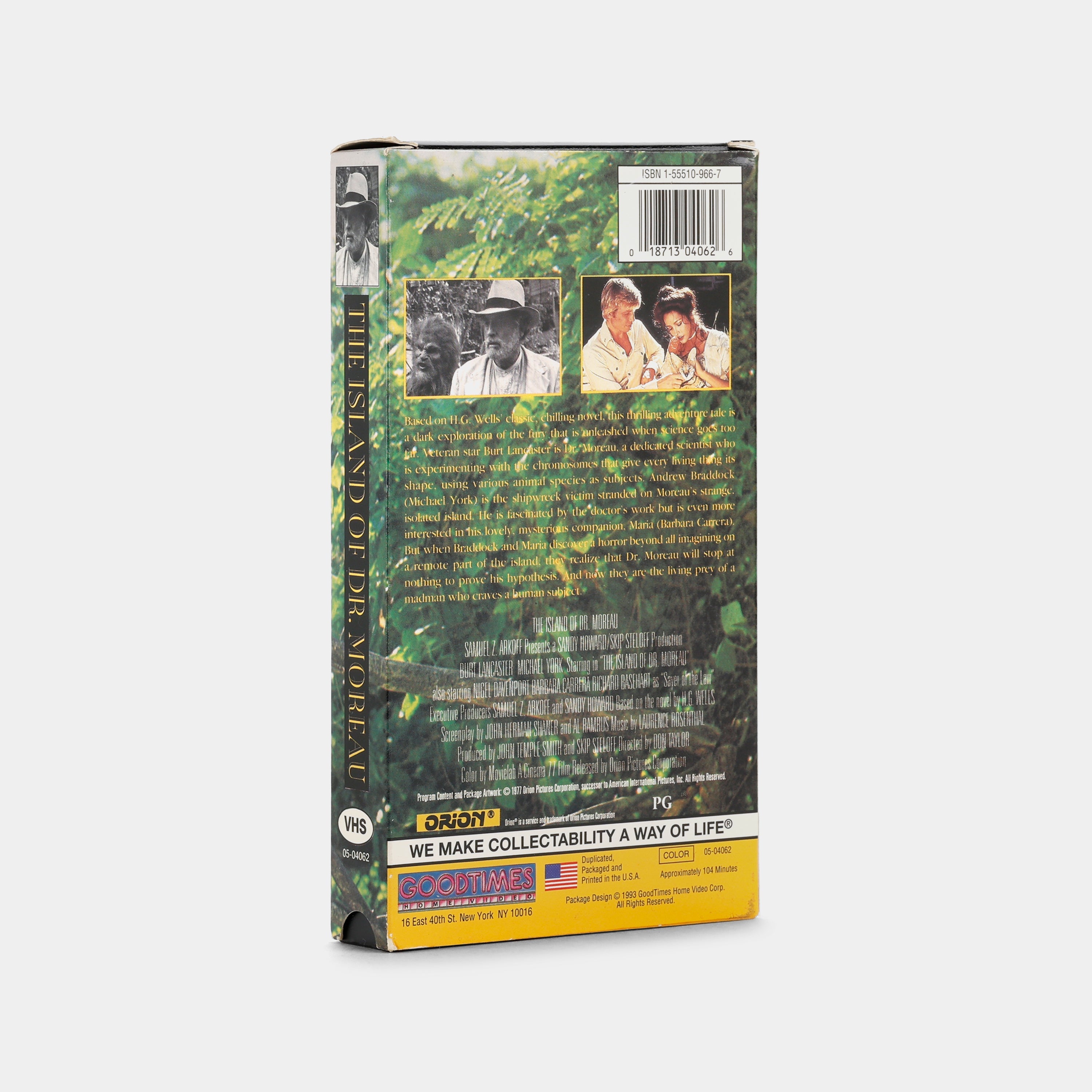 The Island of Dr. Moreau (1977) VHS Tape