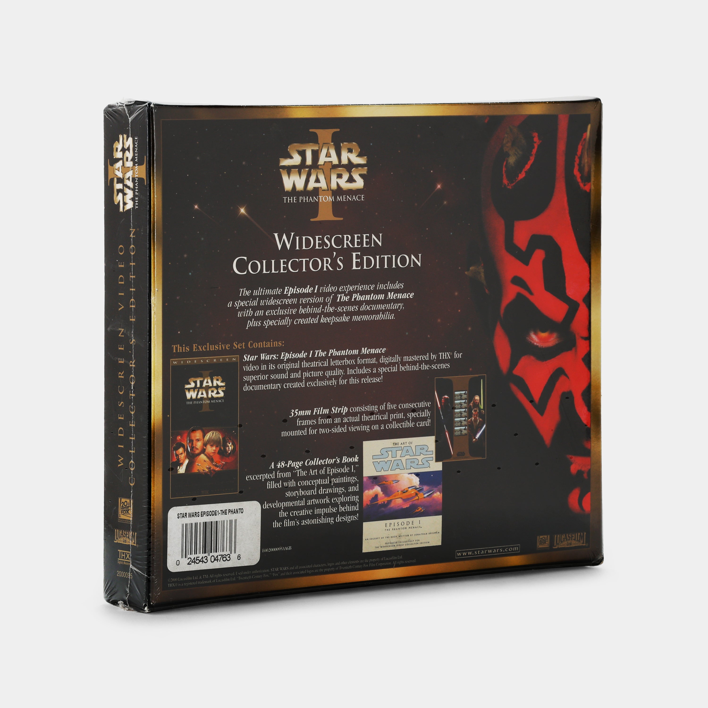 Star Wars: Episode I - The Phantom Menace (Widescreen Video Collector's Edition) (Sealed) VHS Tape