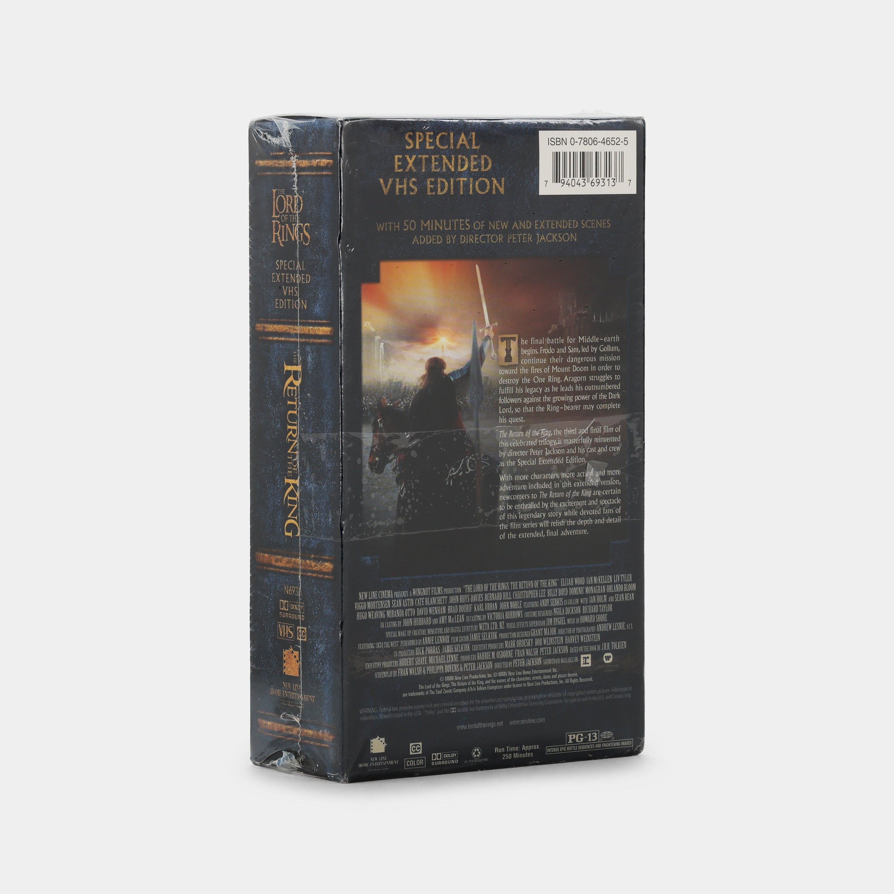 The Lord of the Rings: The Return of the King (Special Extended Edition, Sealed) VHS Tape