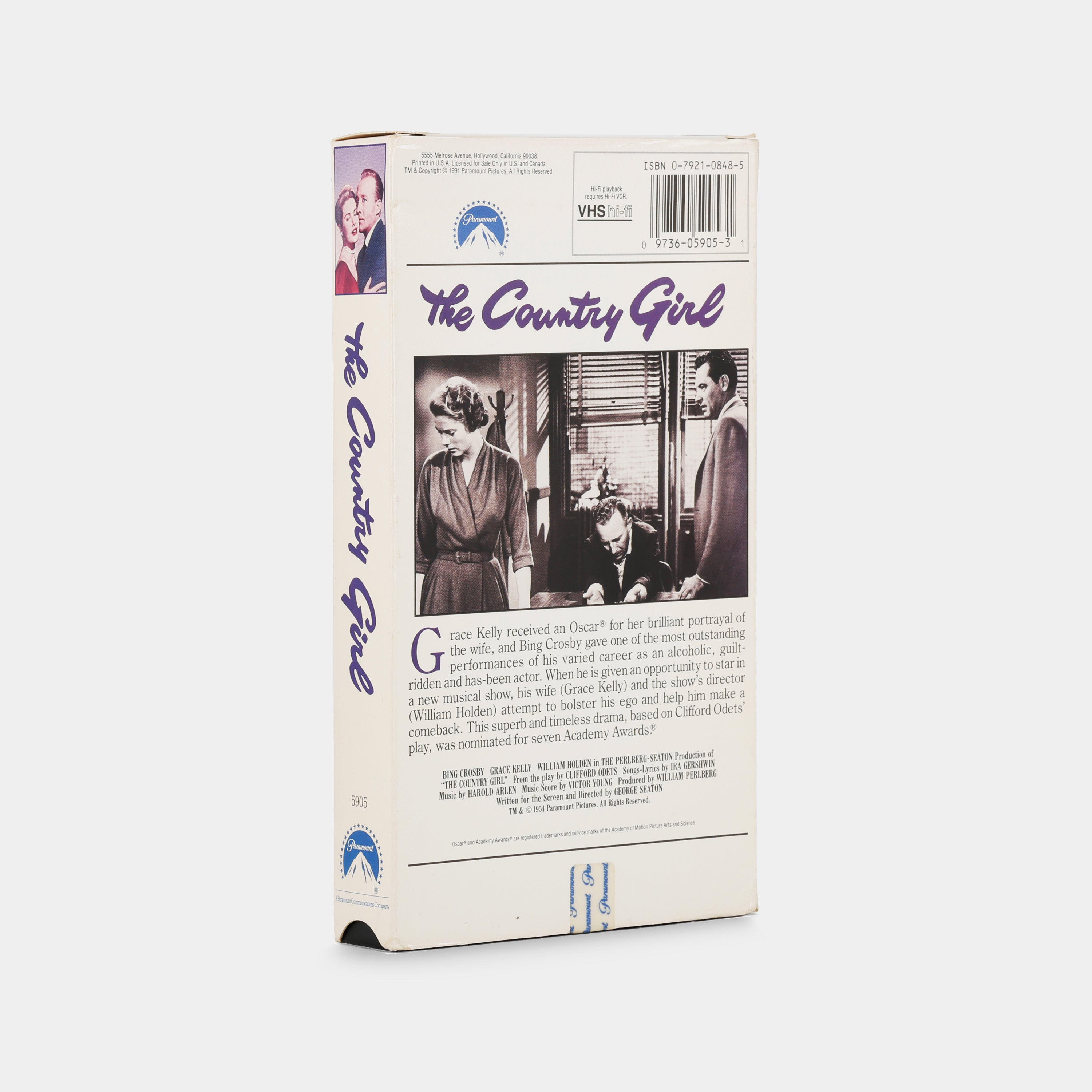 The Country Girl VHS Tape