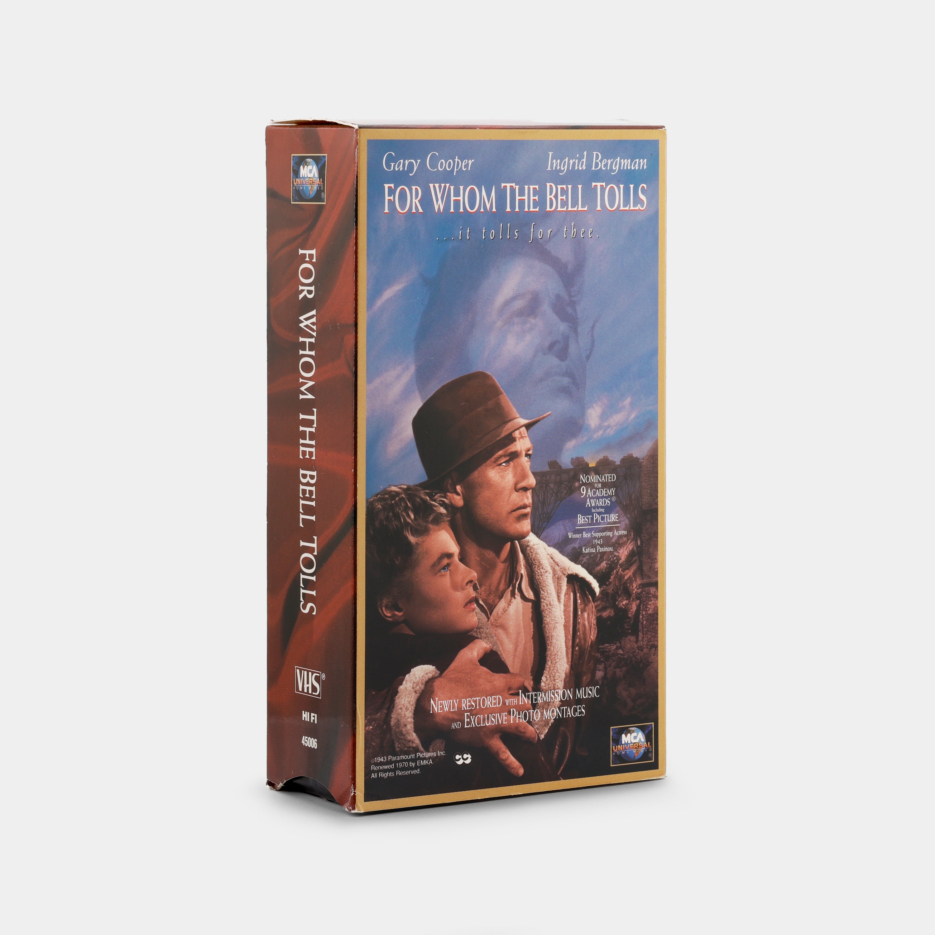For Whom the Bell Tolls VHS Tape