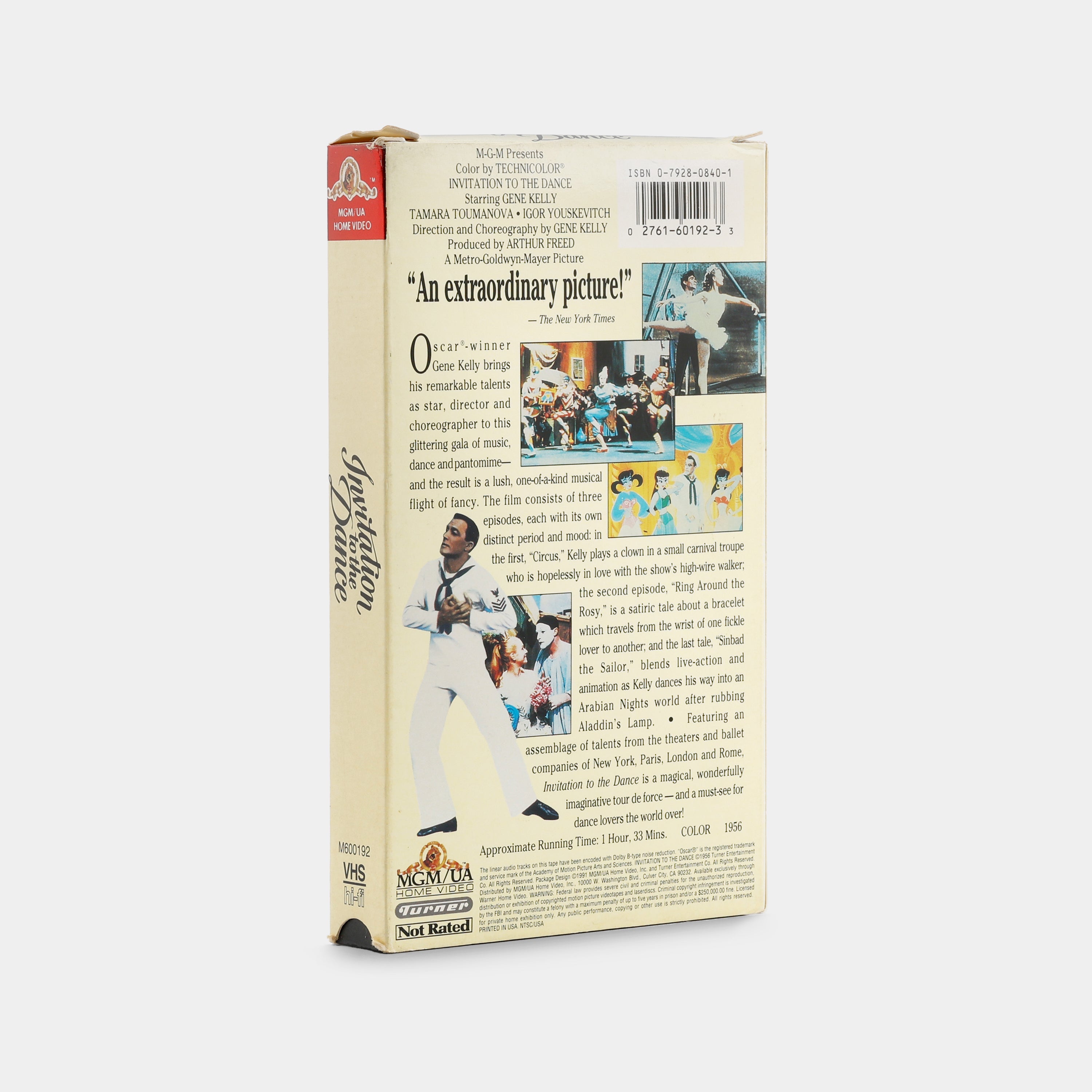 Invitation to the Dance VHS Tape