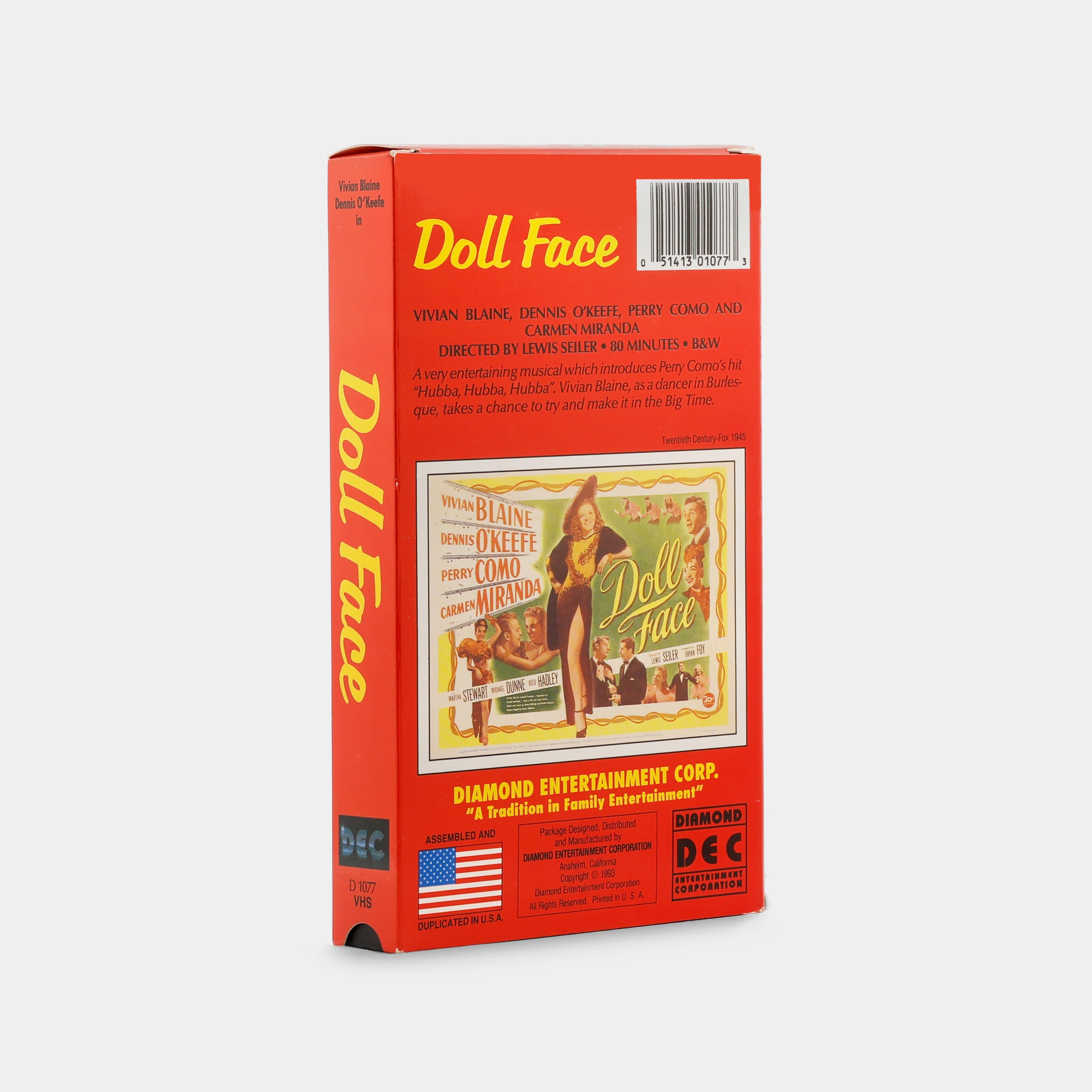 Doll Face VHS Tape