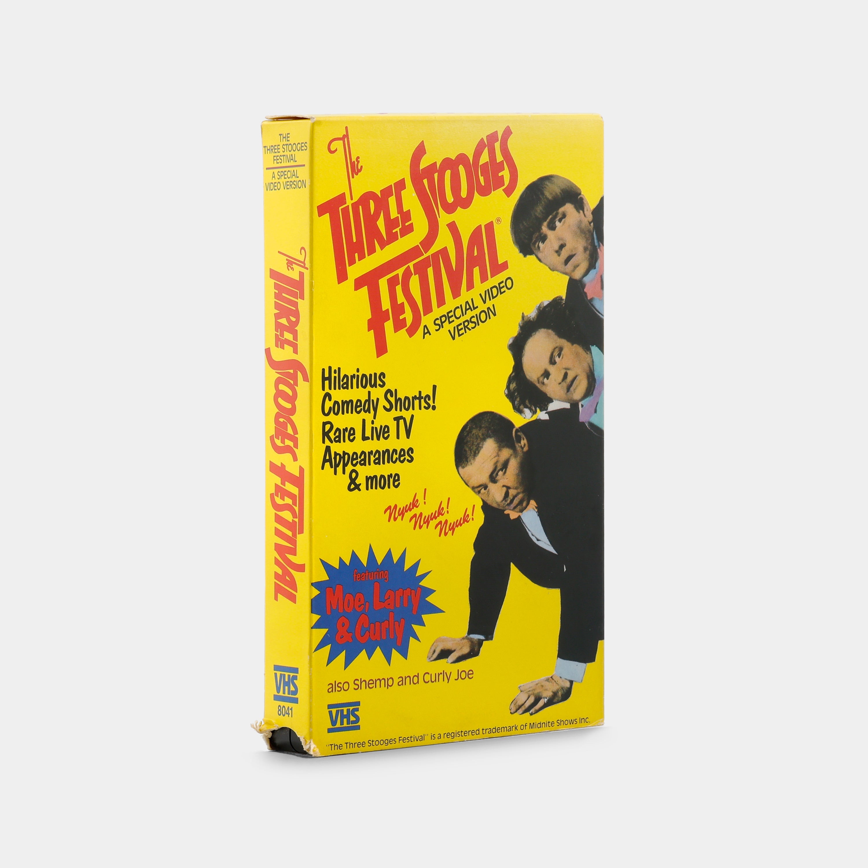 The Three Stooges Festival VHS Tape