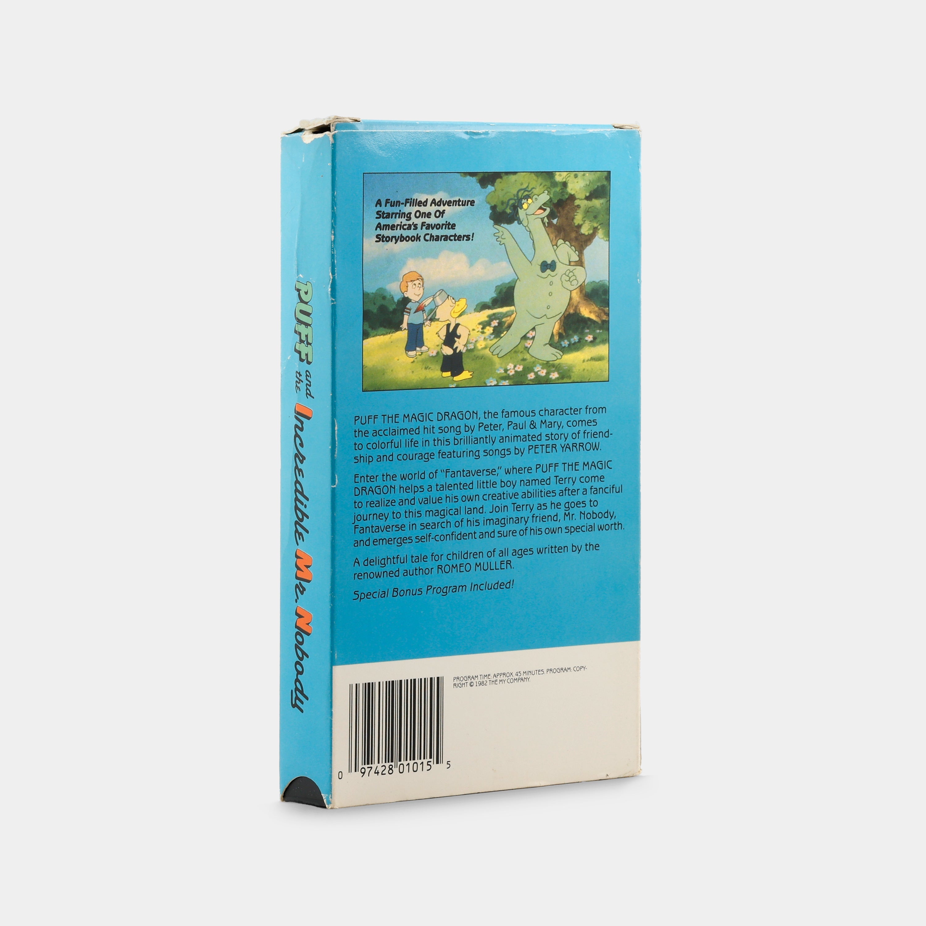 Puff and the Incredible Mr. Nobody VHS Tape