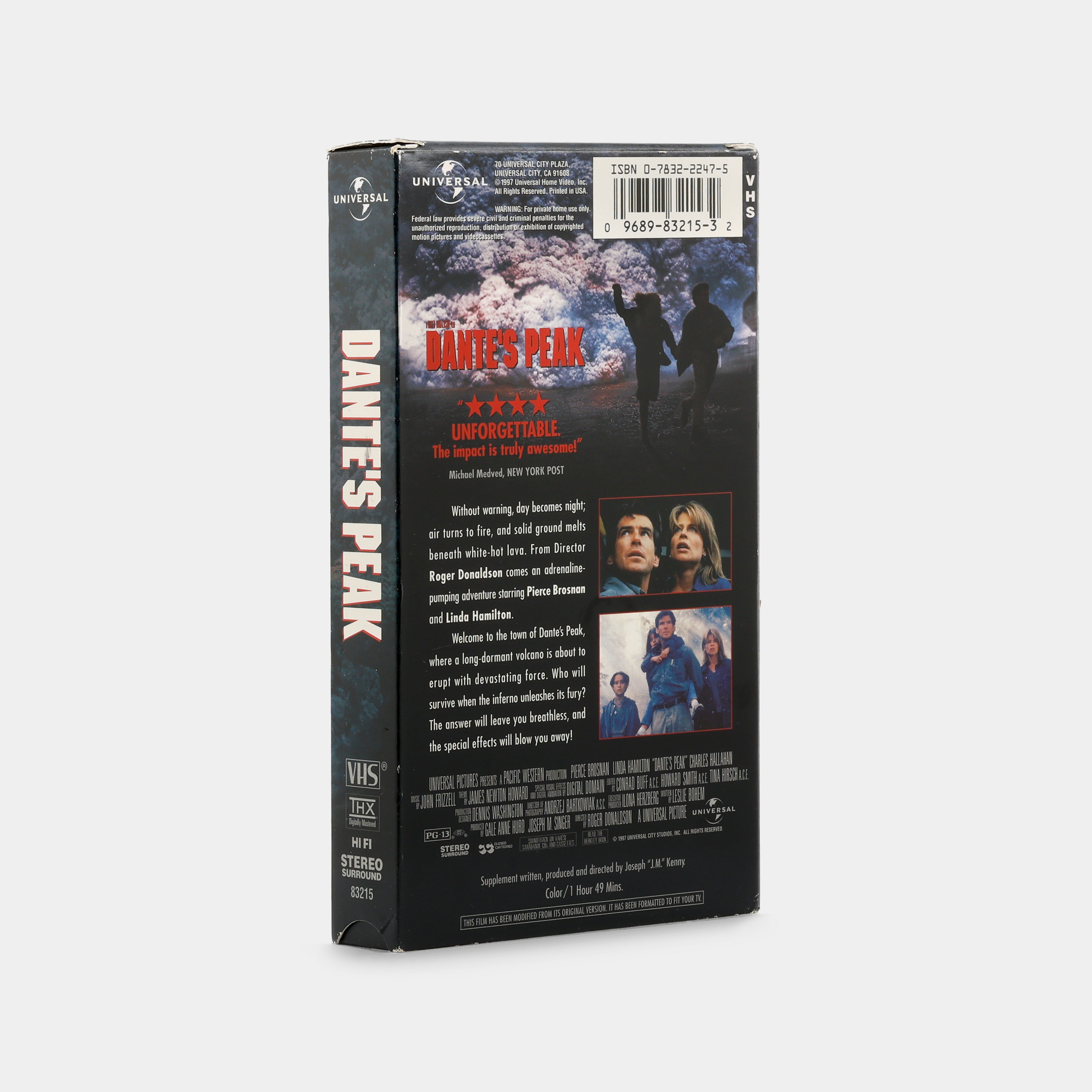 Dante's Peak VHS Tape