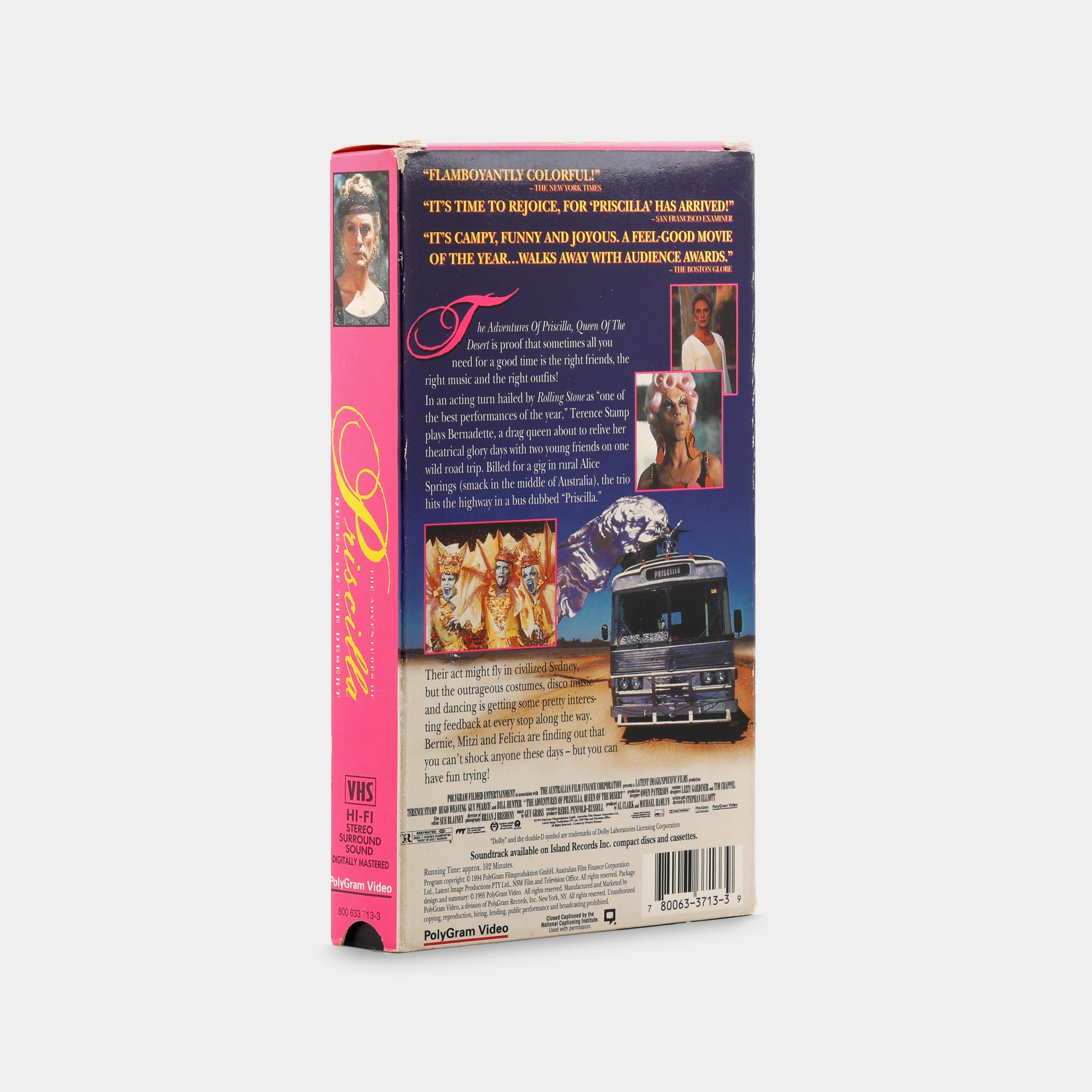 The Adventures of Priscilla, Queen of the Desert VHS Tape