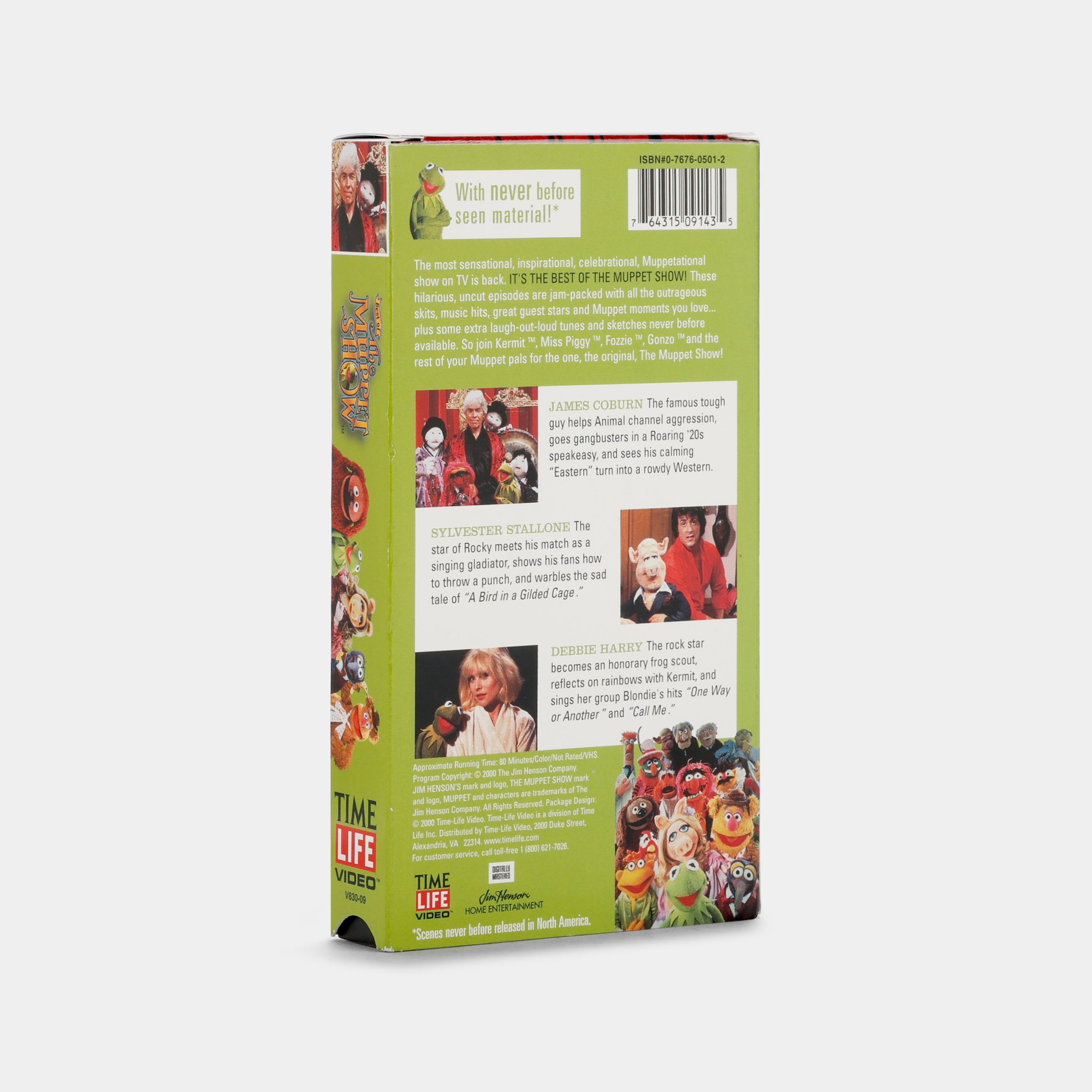 Best of The Muppet Show (Feat. James Coburn, Sylvester Stallone and Debbie Harry) VHS Tape