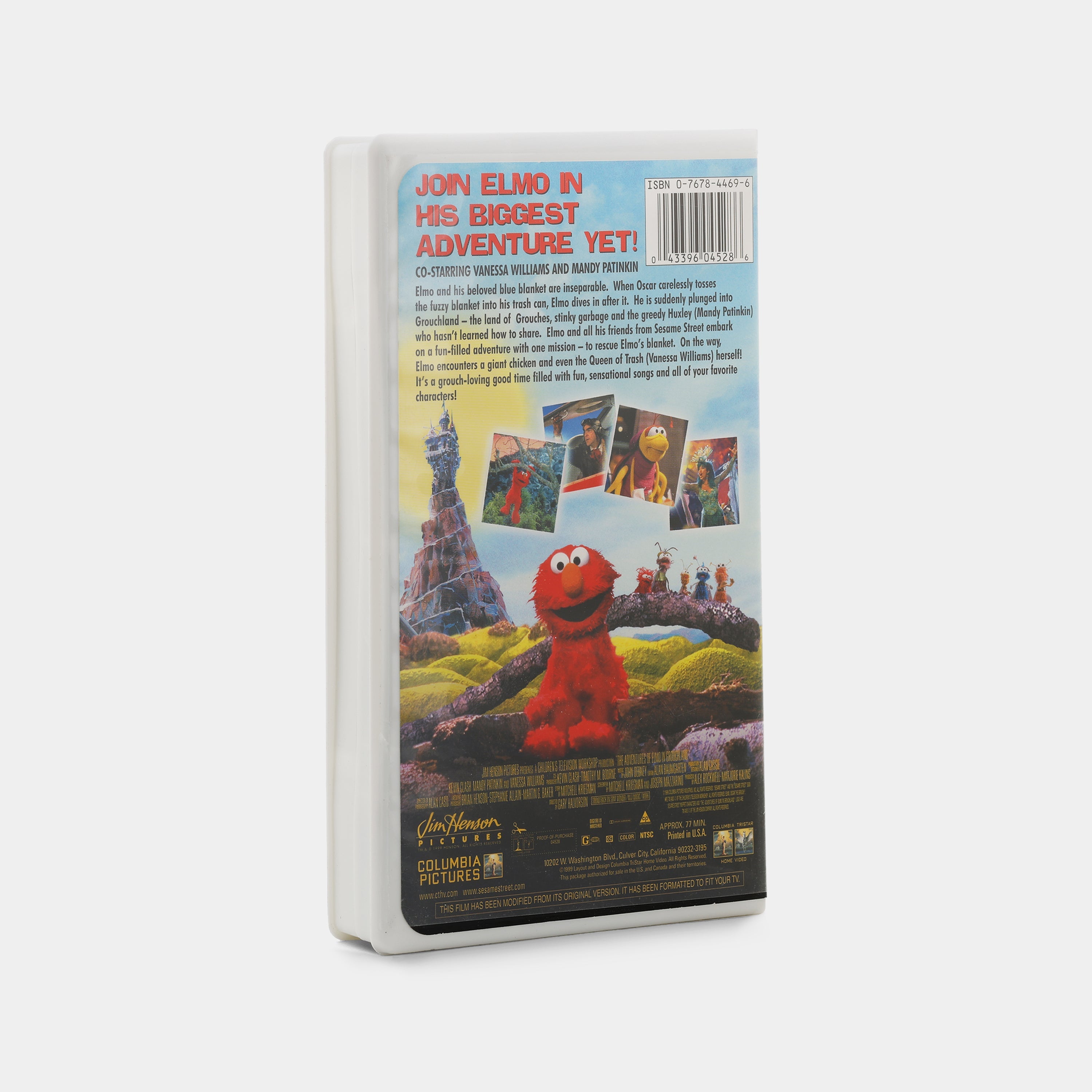 The Adventures of Elmo in Grouchland VHS Tape