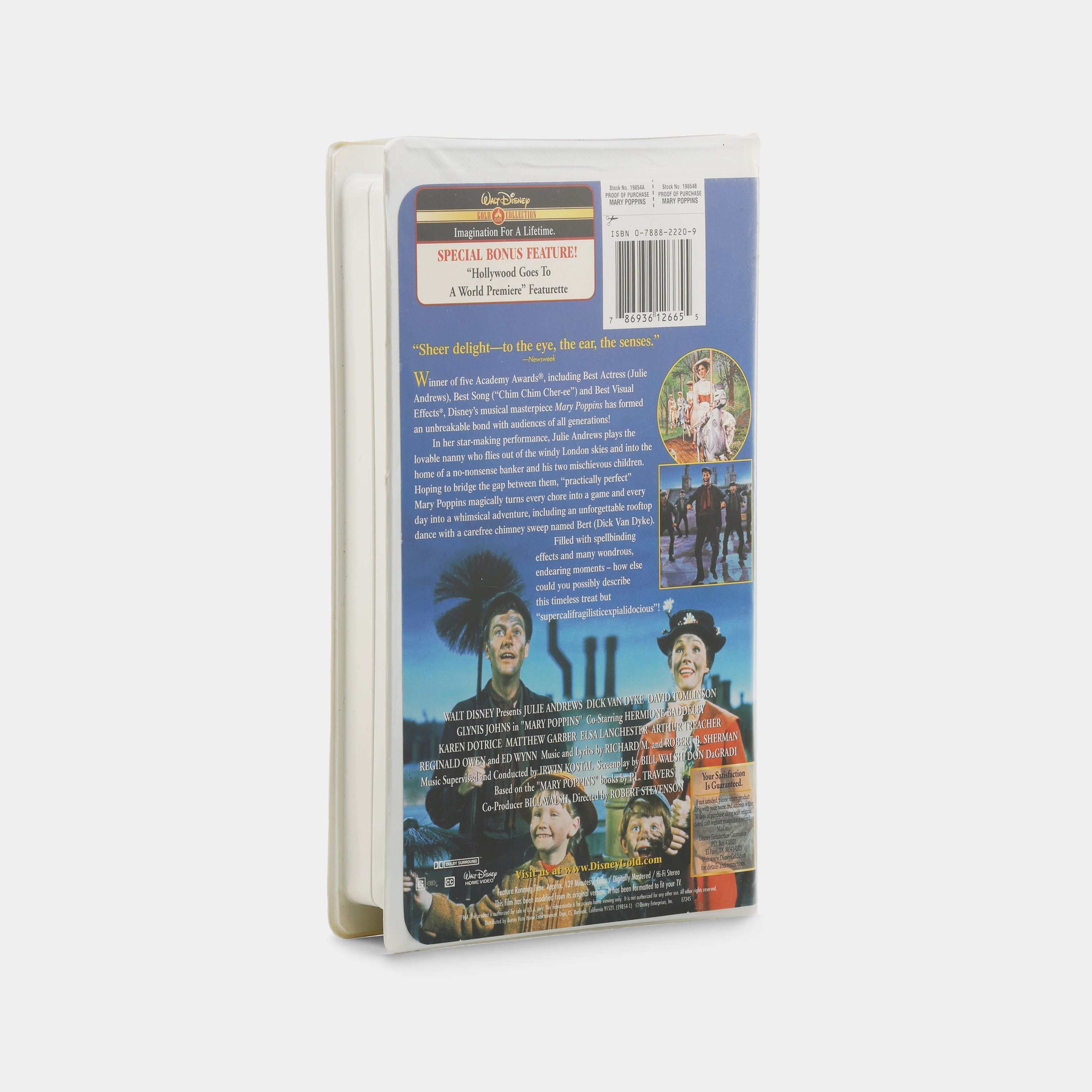 Mary Poppins (Gold Collection) VHS Tape