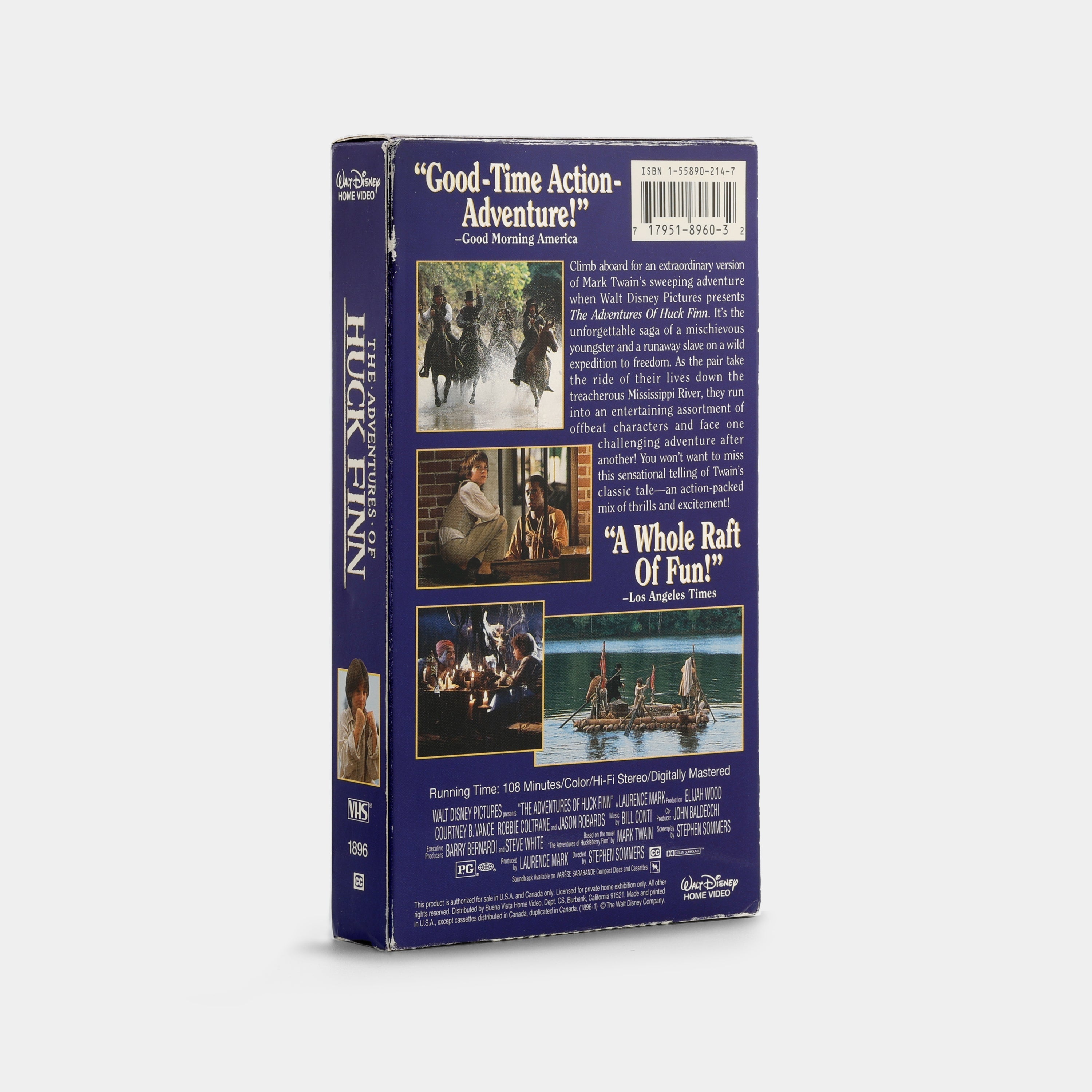The Adventures of Huck Finn VHS Tape