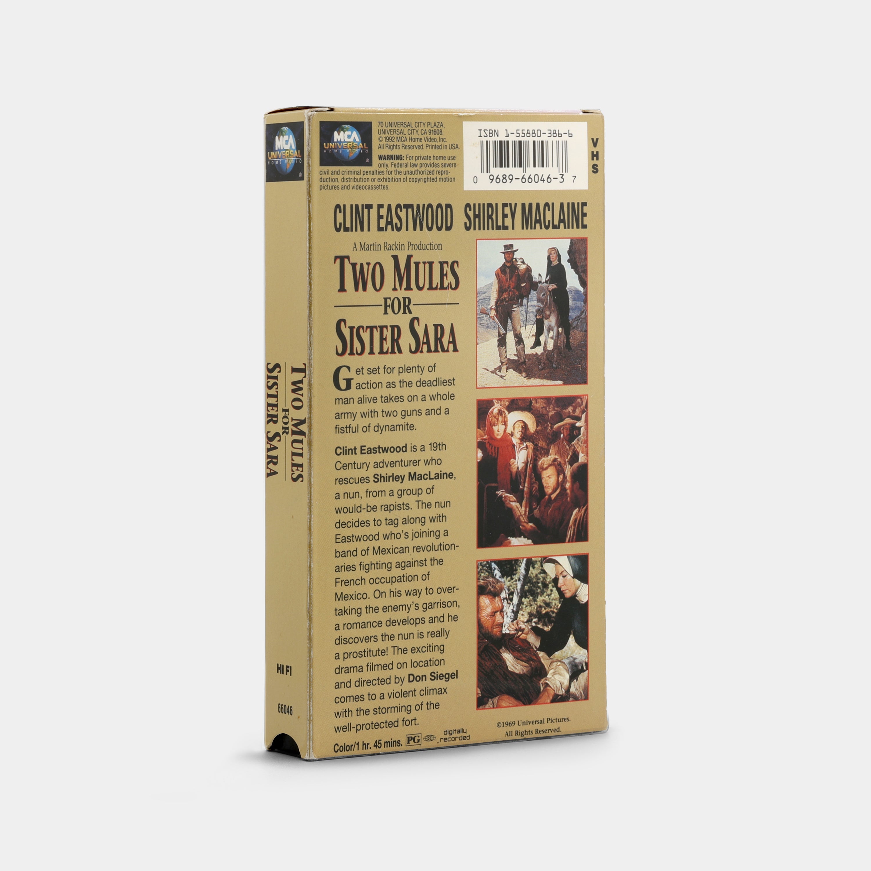 Two Mules for Sister Sara VHS Tape