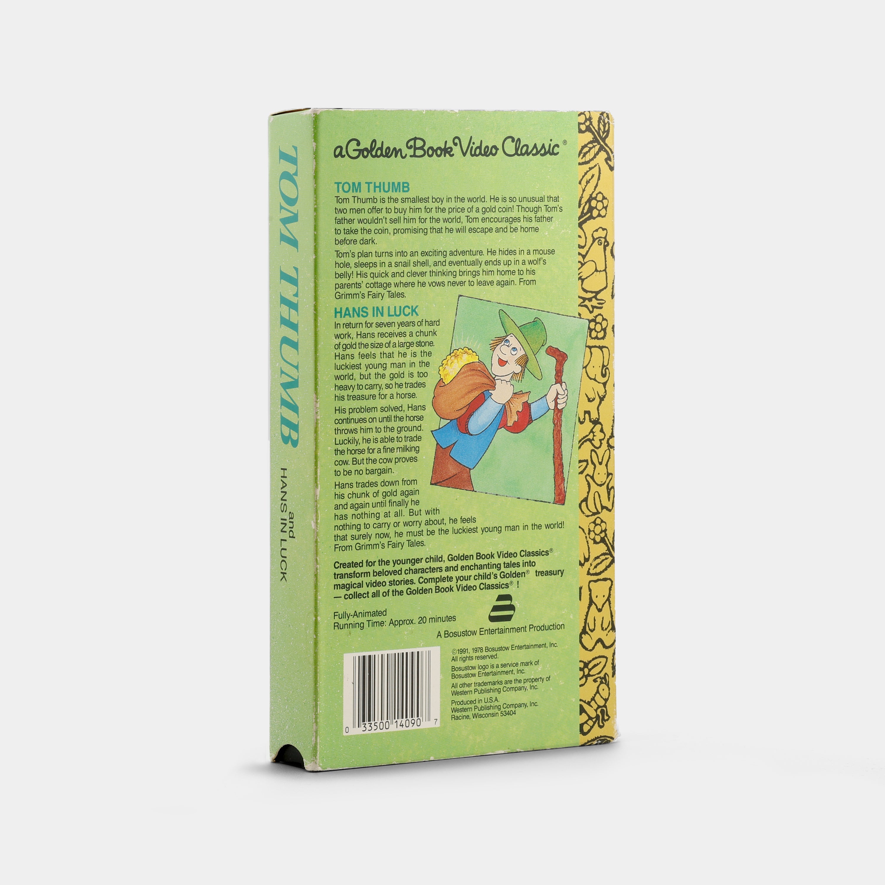 Tom Thumb and Hans in Luck VHS Tape