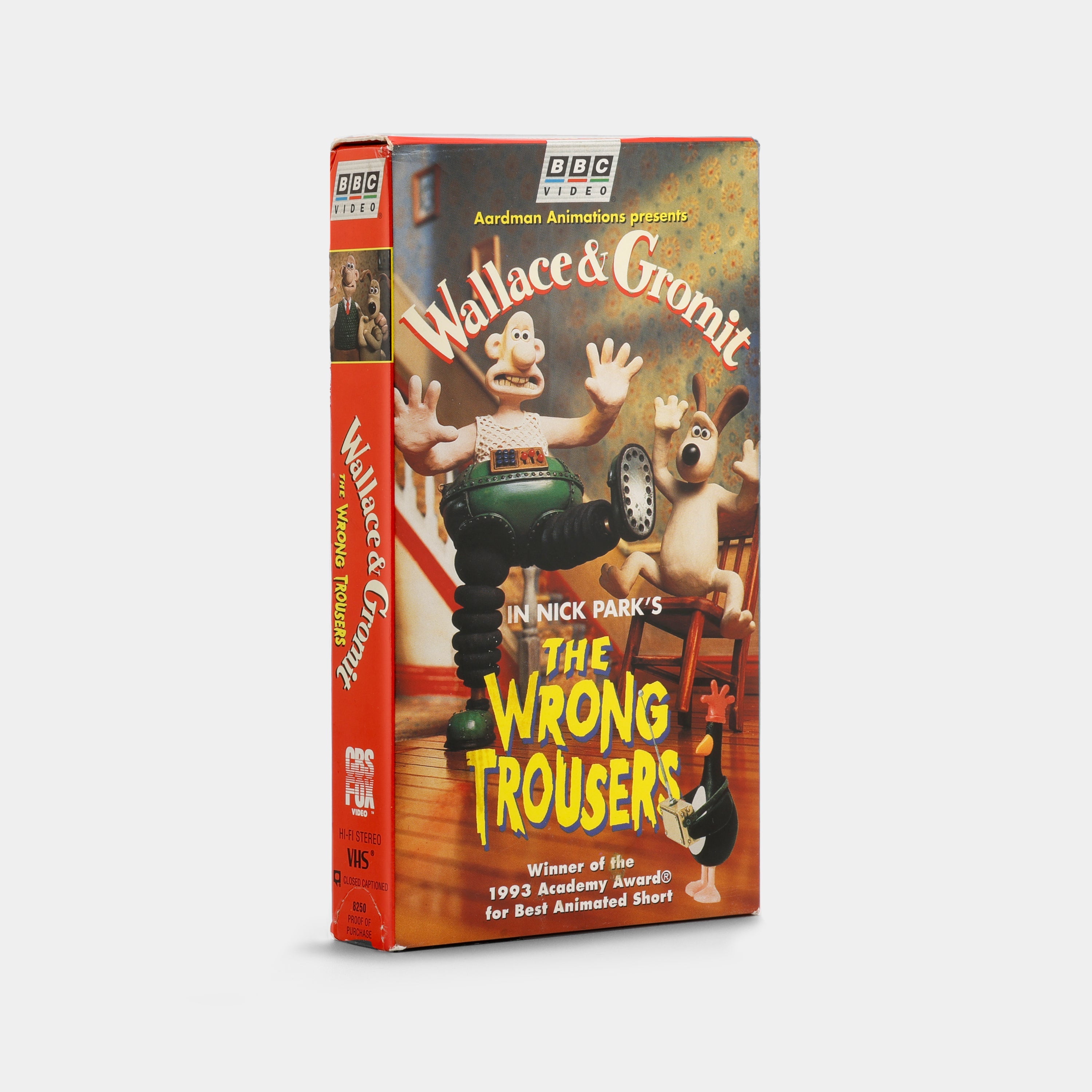 The Wrong Trousers VHS Tape