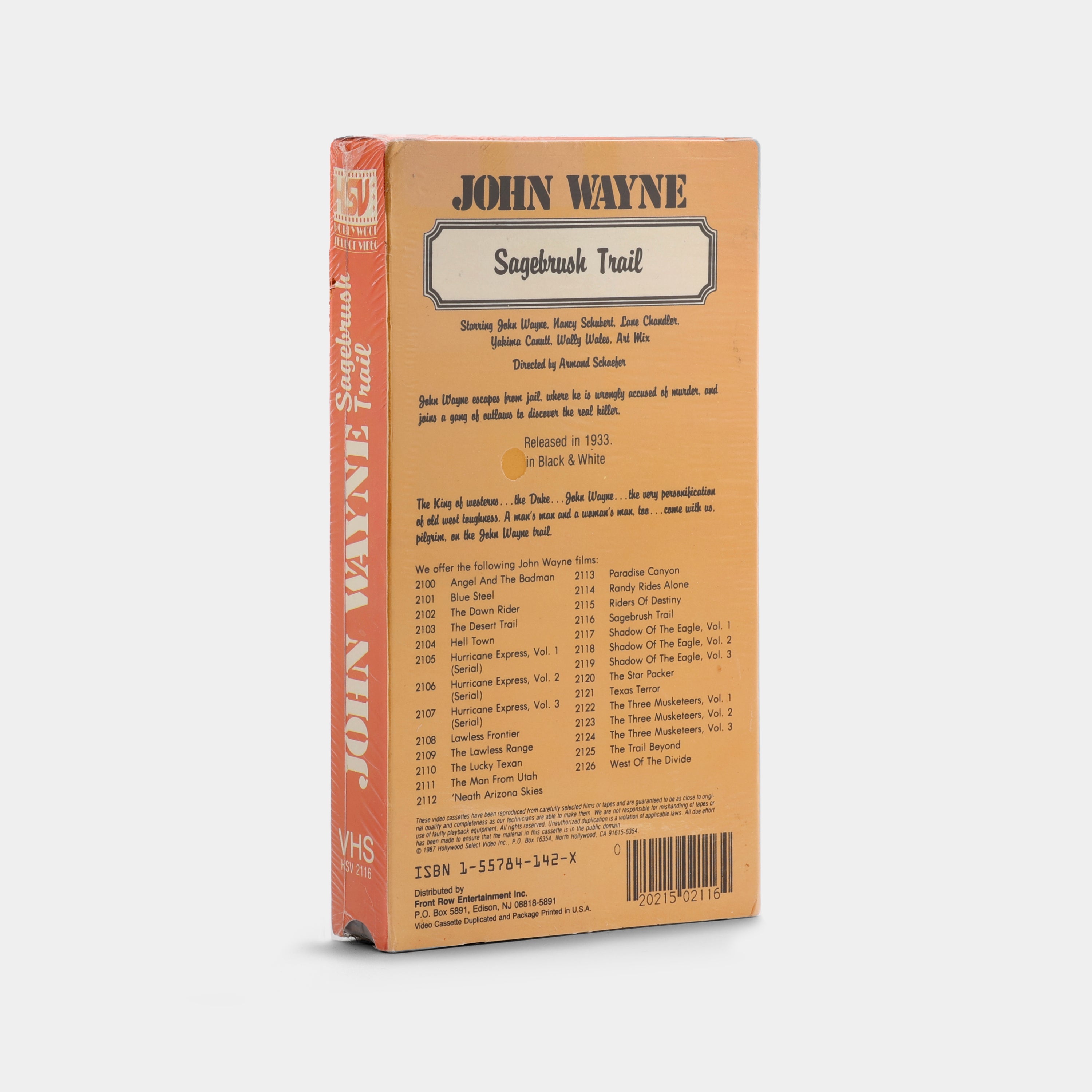 Sagebrush Trail (Sealed) VHS Tape