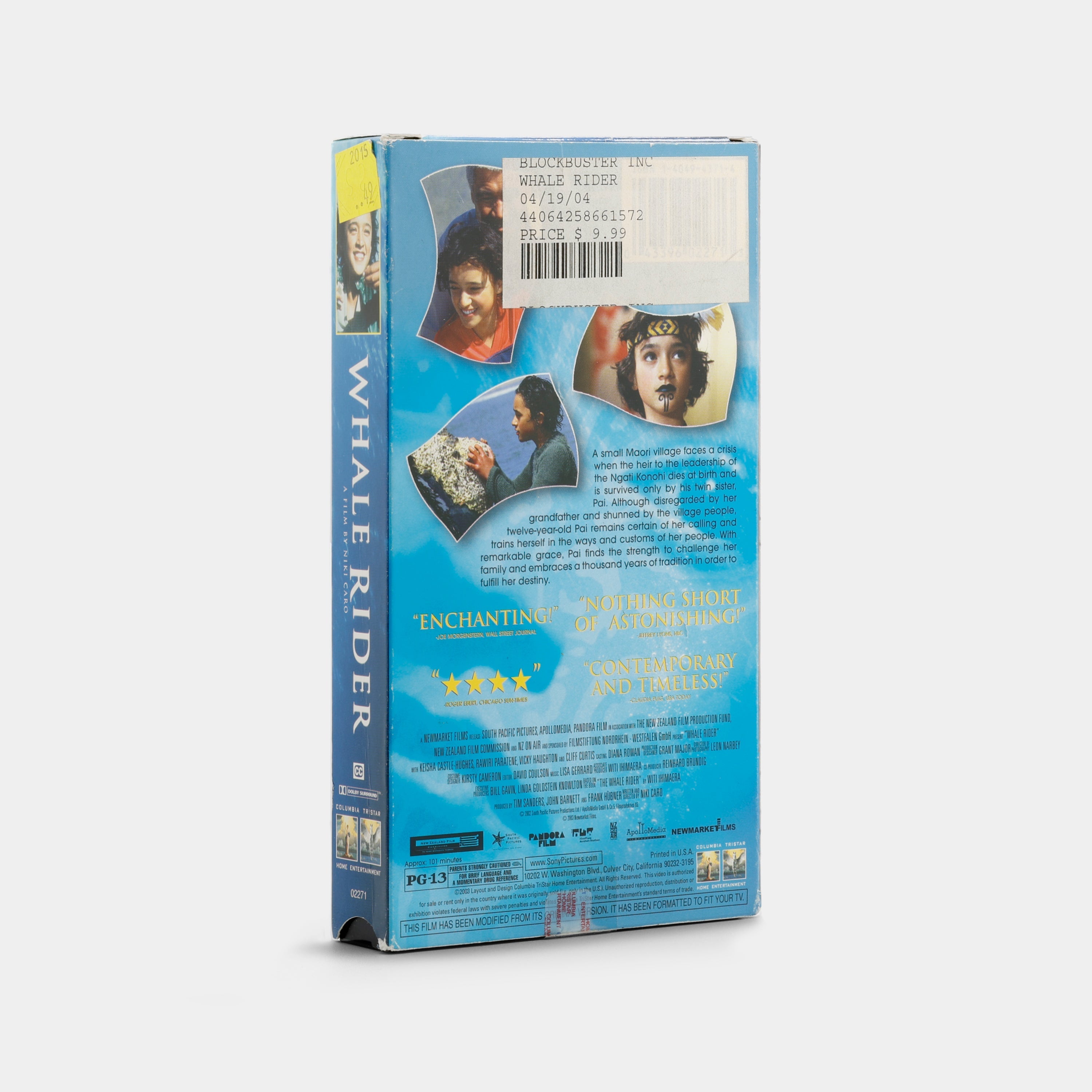 Whale Rider VHS Tape