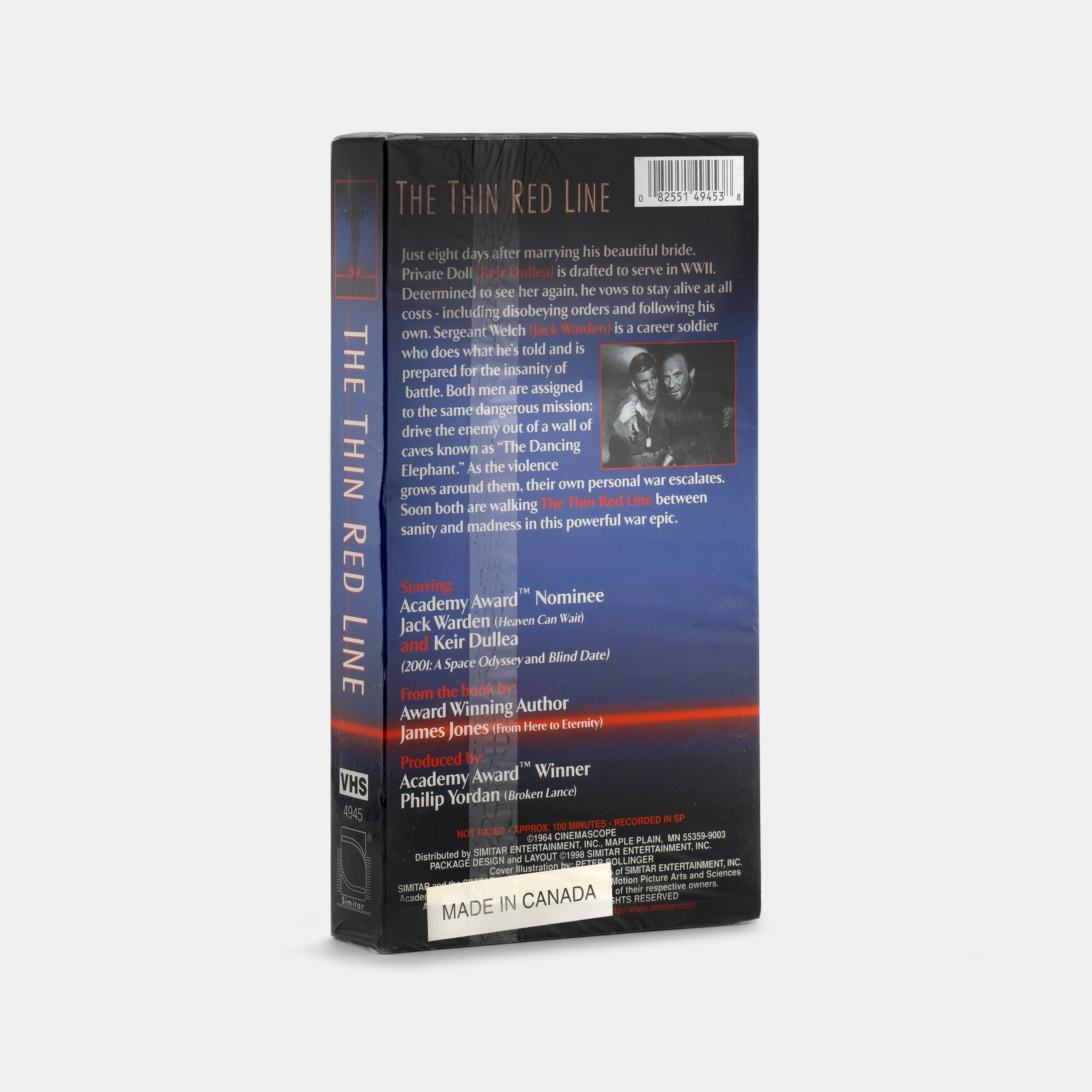 The Thin Red Line (Sealed) VHS Tape