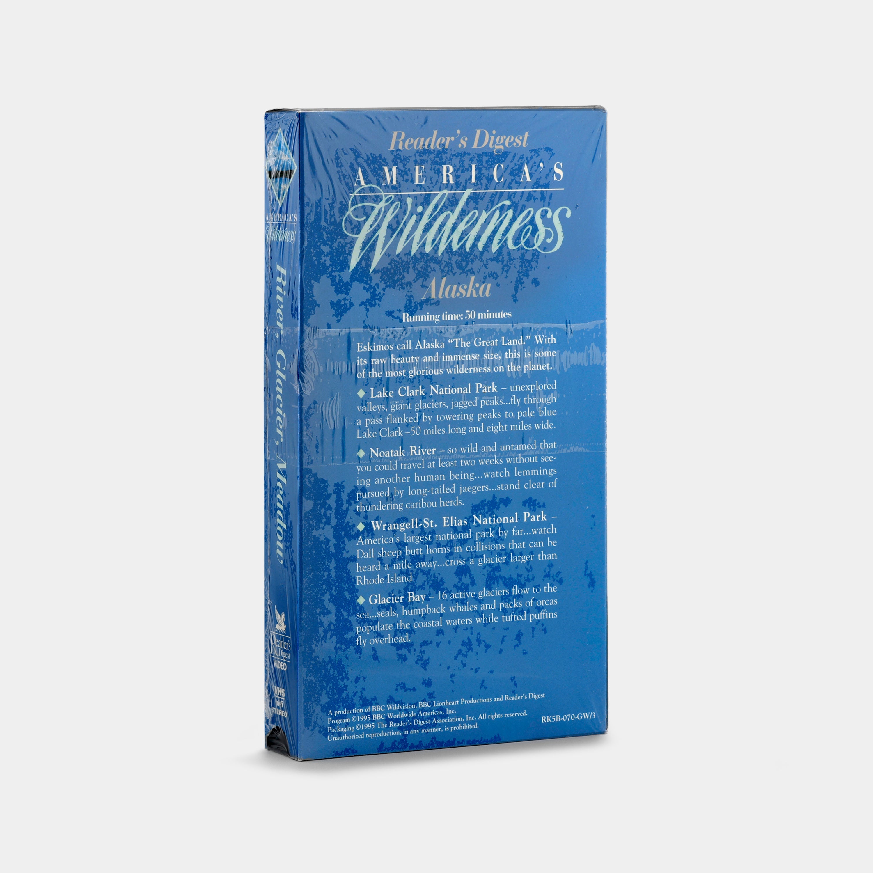 America's Wilderness: River, Glacier, Meadow (Sealed) VHS Tape