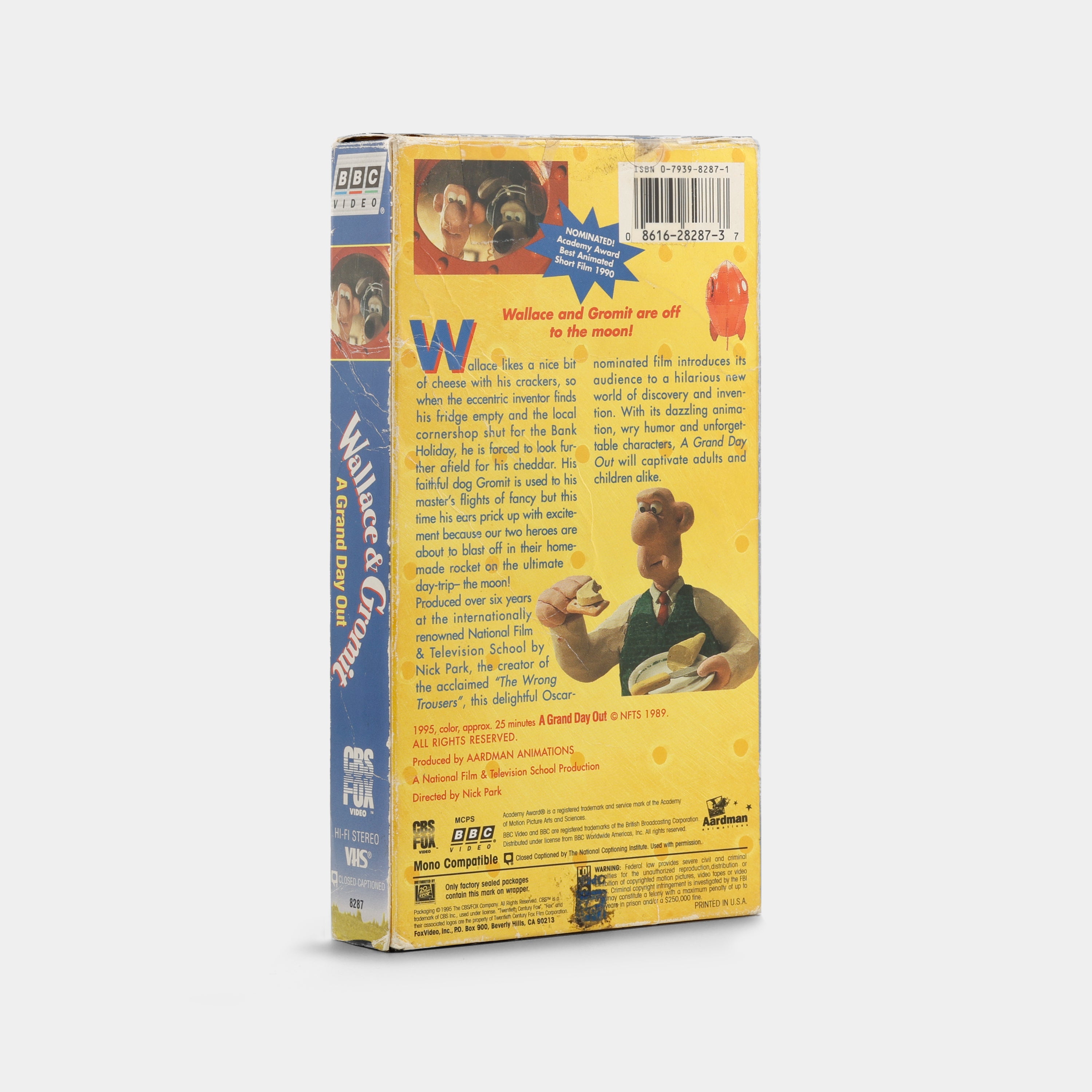 Wallace & Gromit: A Grand Day Out VHS Tape