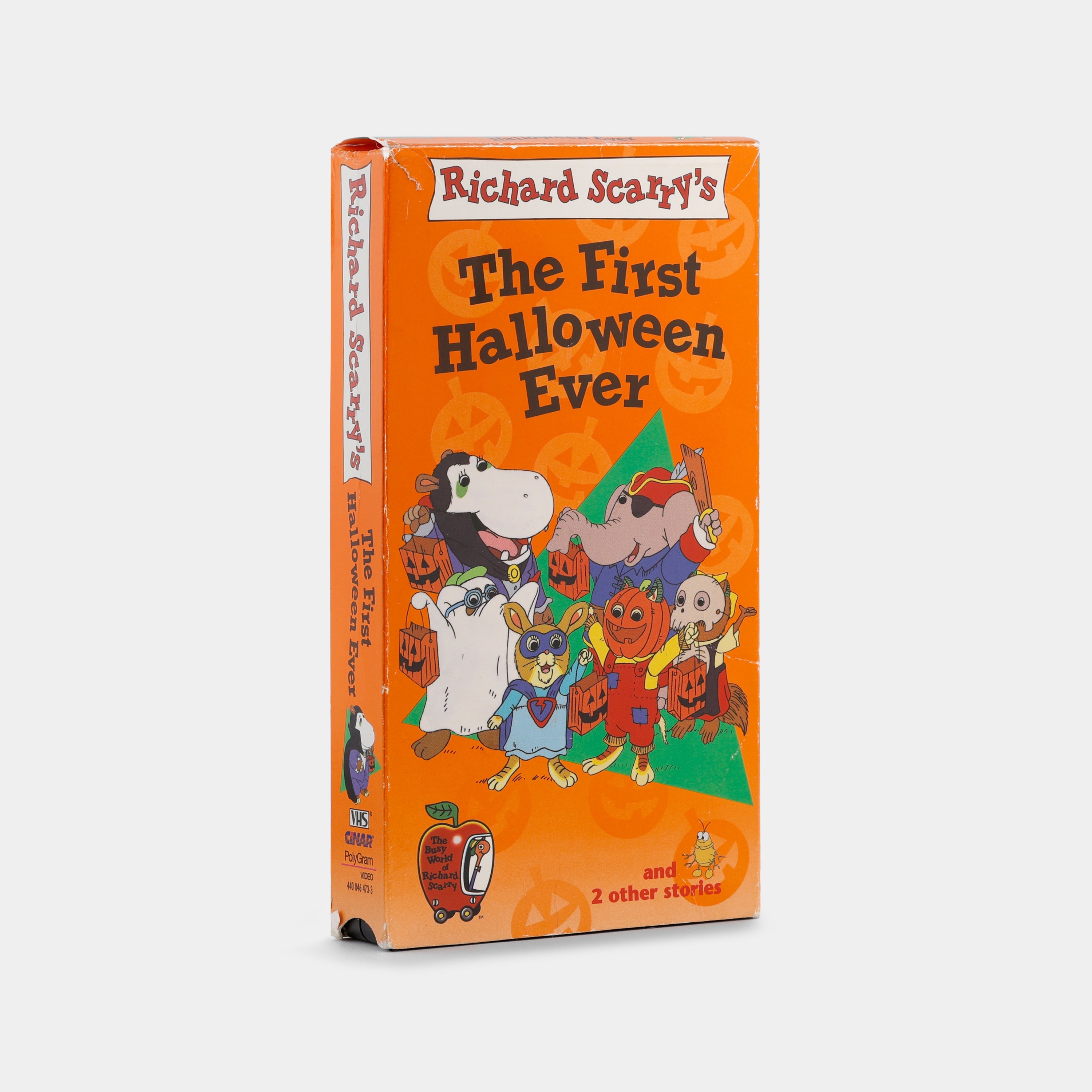Richard Scarry's The First Halloween Ever VHS Tape