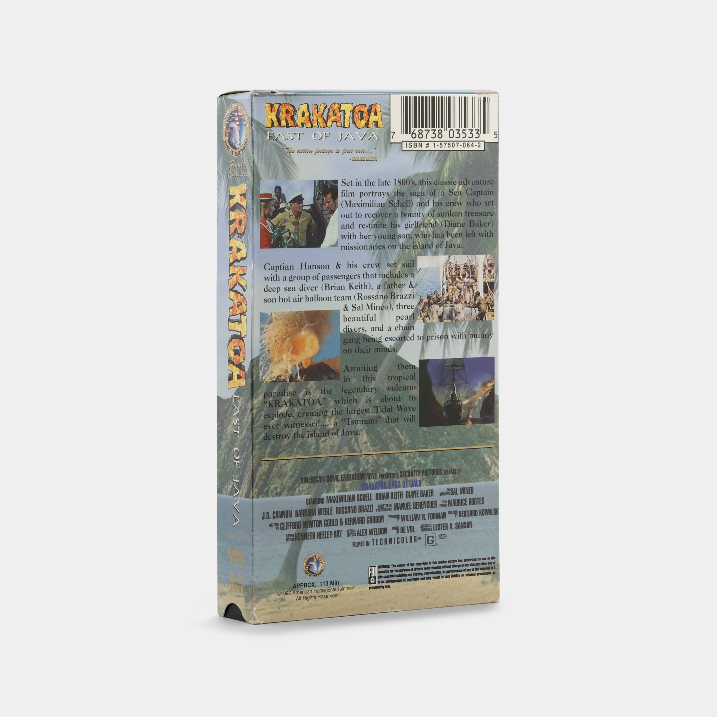 Krakatoa: East of Java VHS Tape