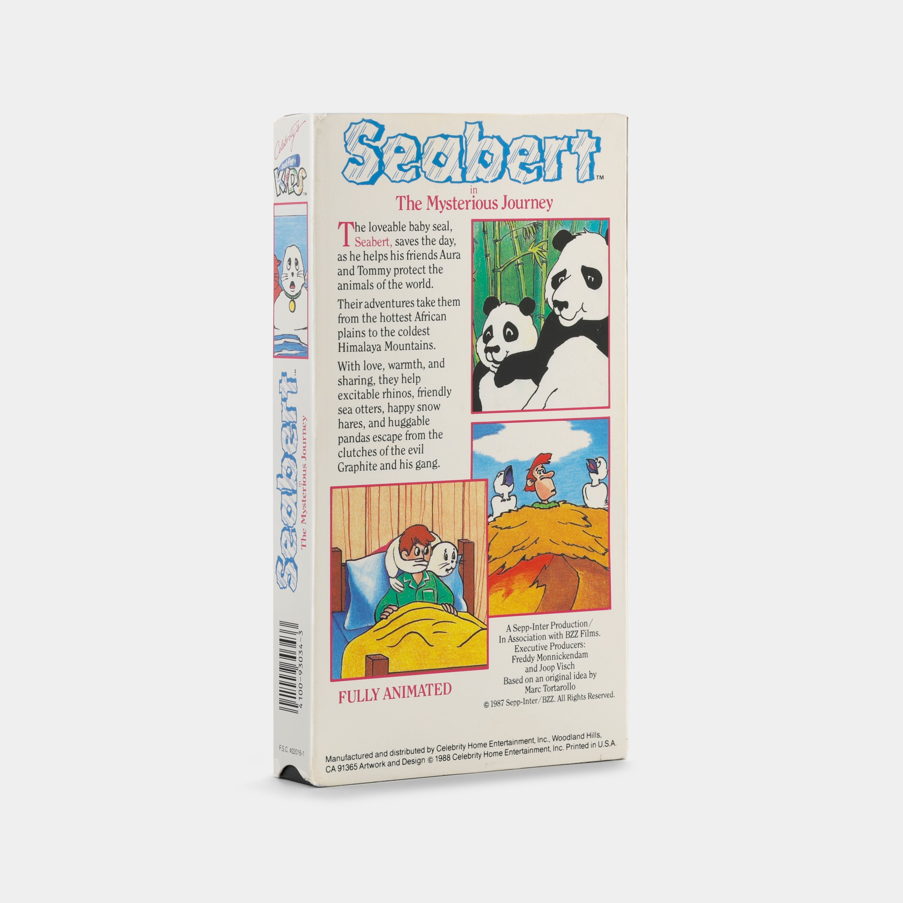 Seabert in The Mysterious Journey VHS Tape