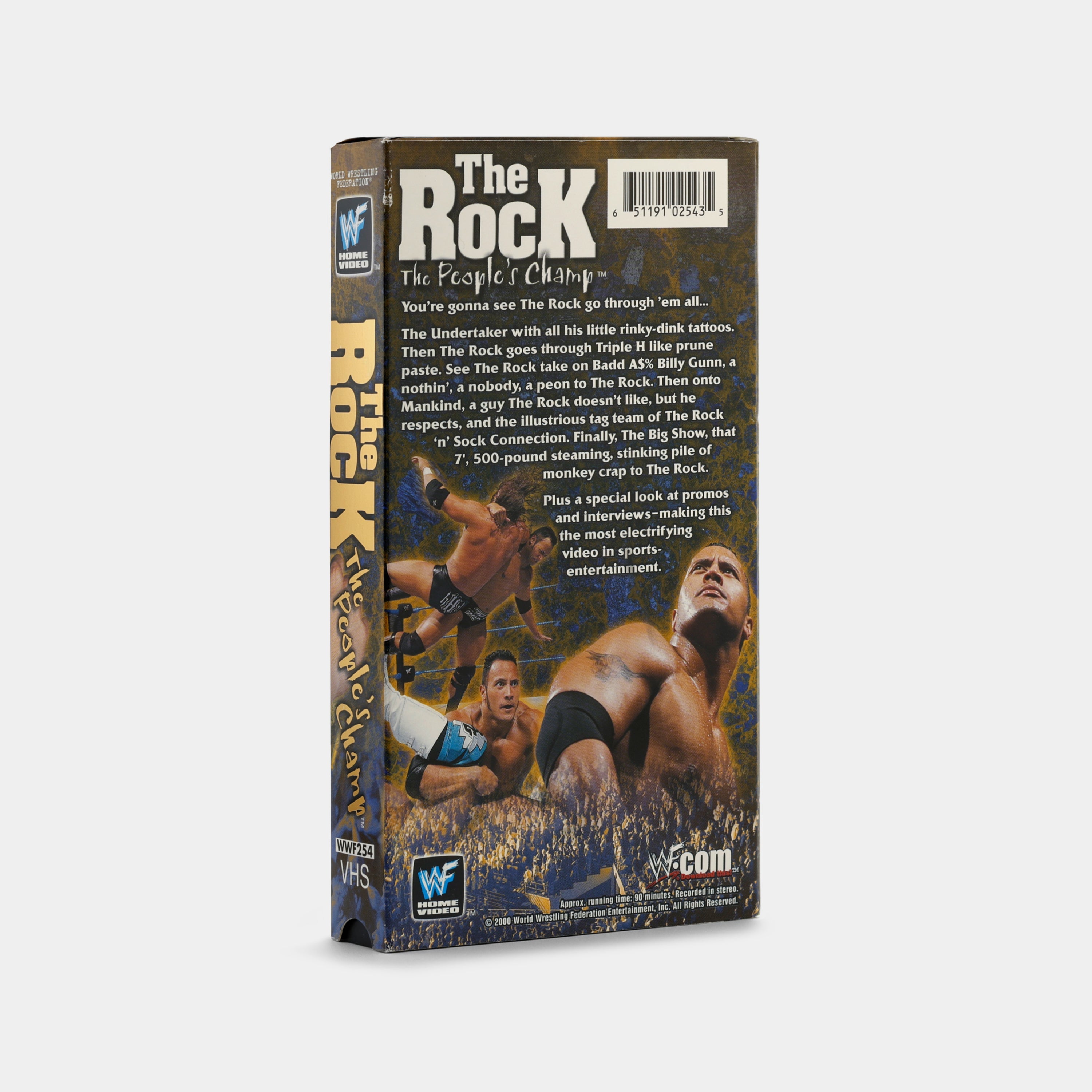 WWF: The Rock – The People’s Champ VHS Tape