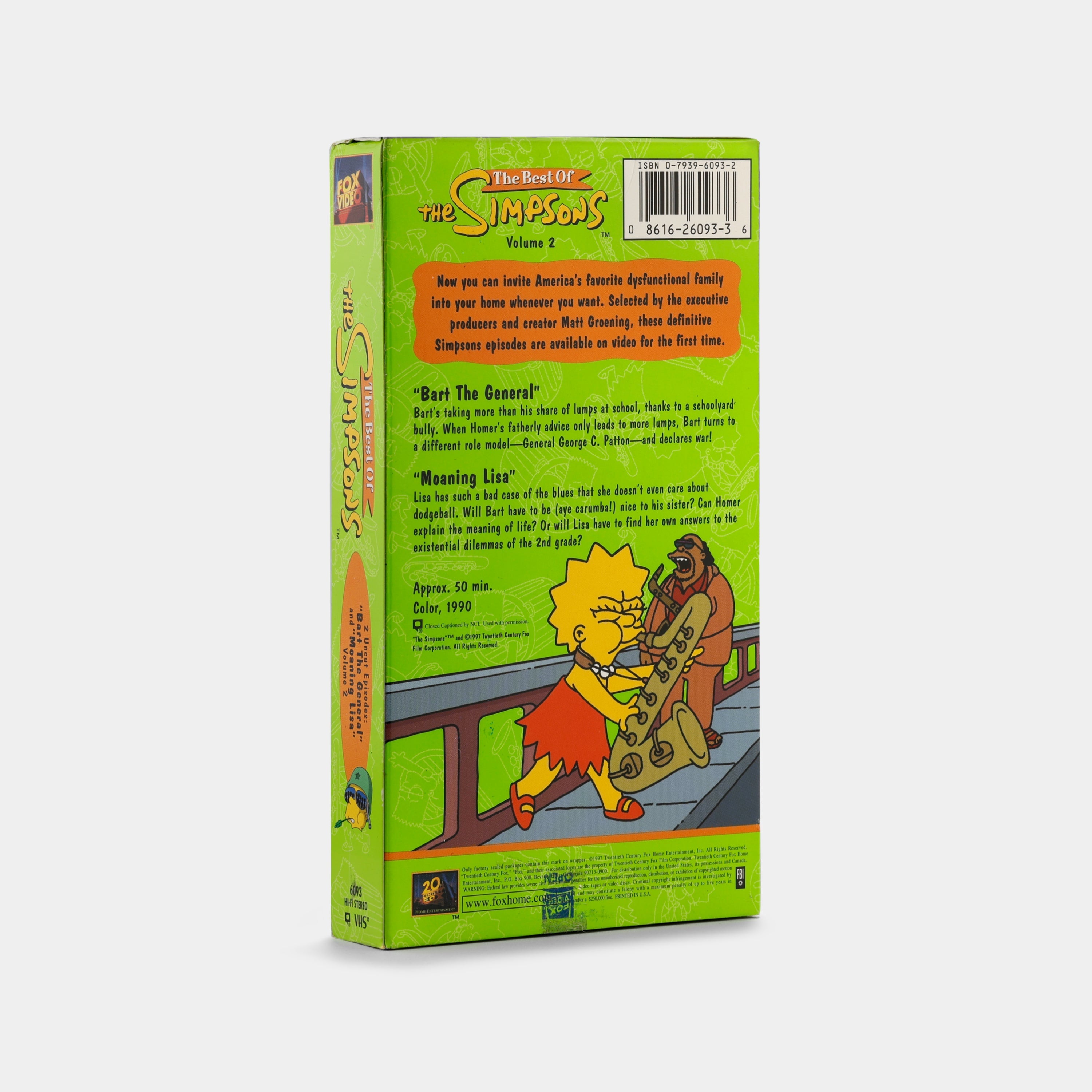 The Best of The Simpsons: Volume 2 VHS Tape