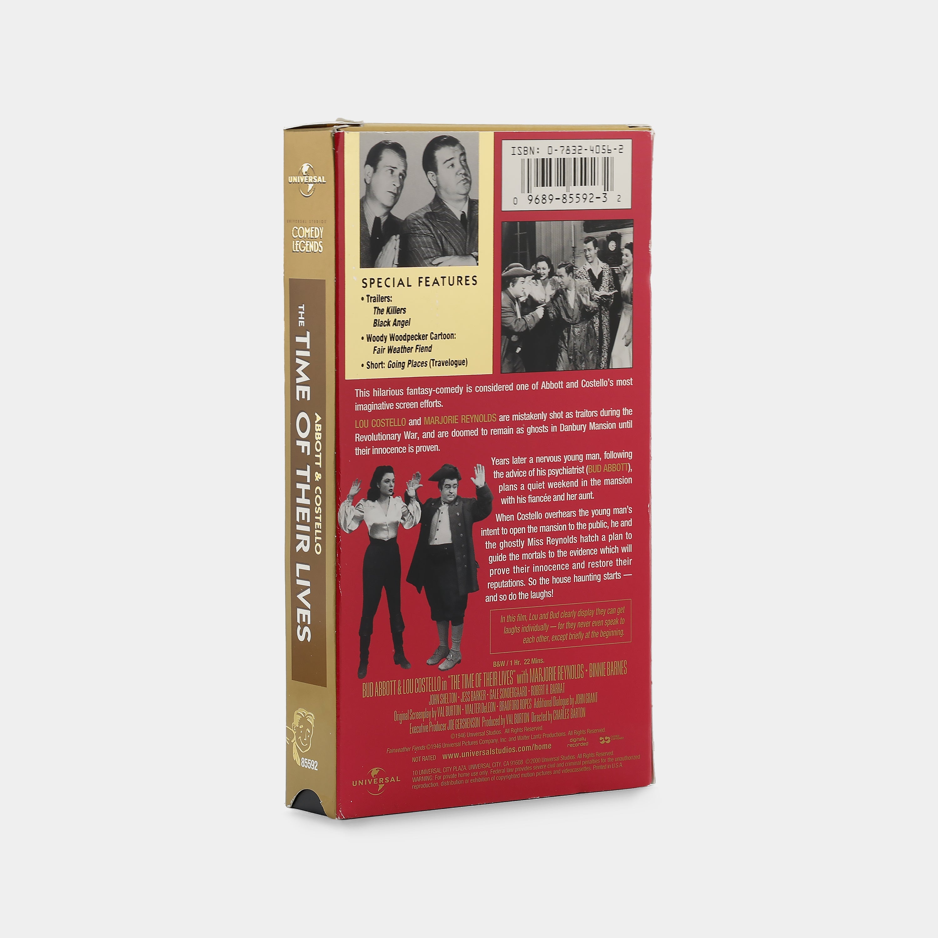 The Time of Their Lives VHS Tape