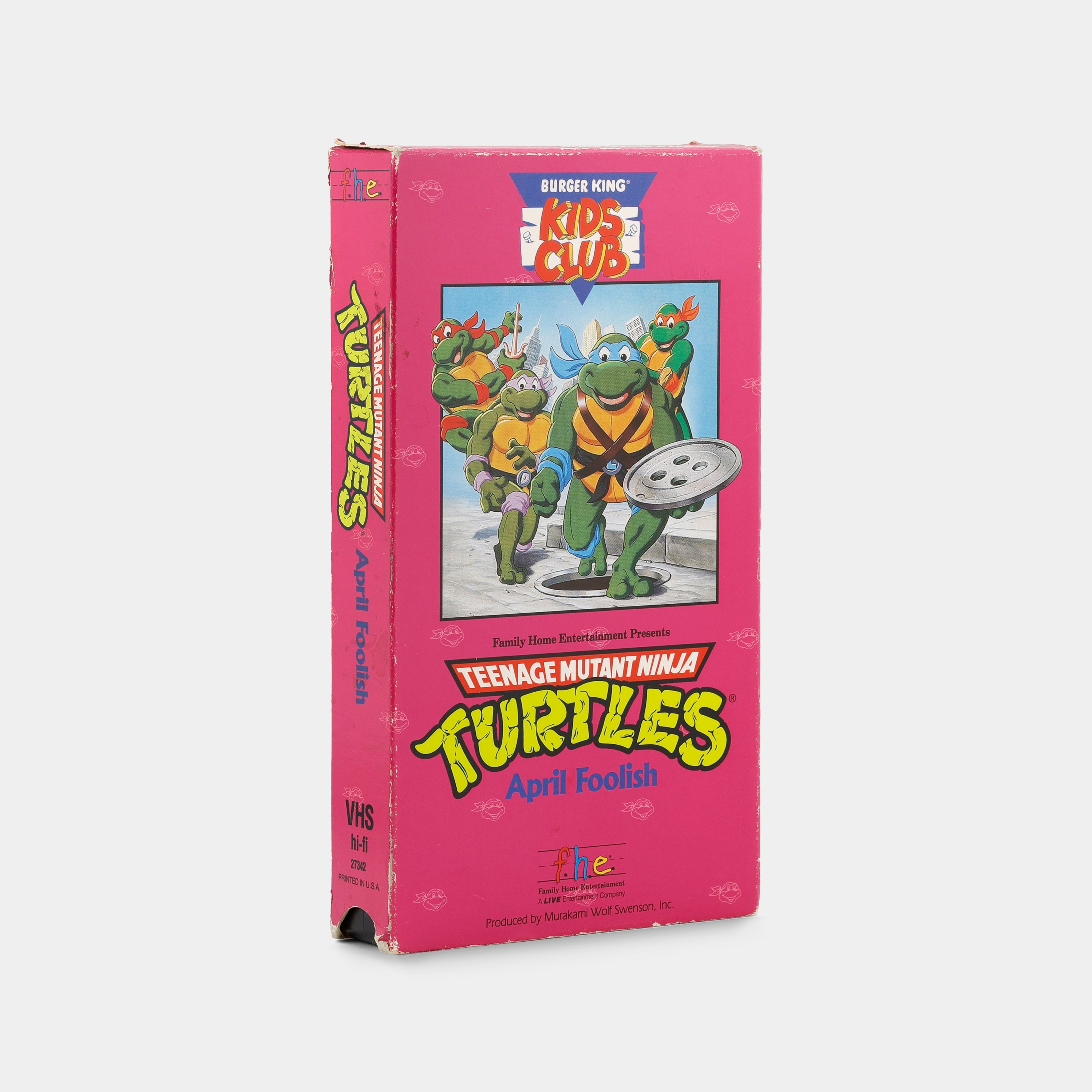 Teenage Mutant Ninja Turtles: April Foolish VHS Tape