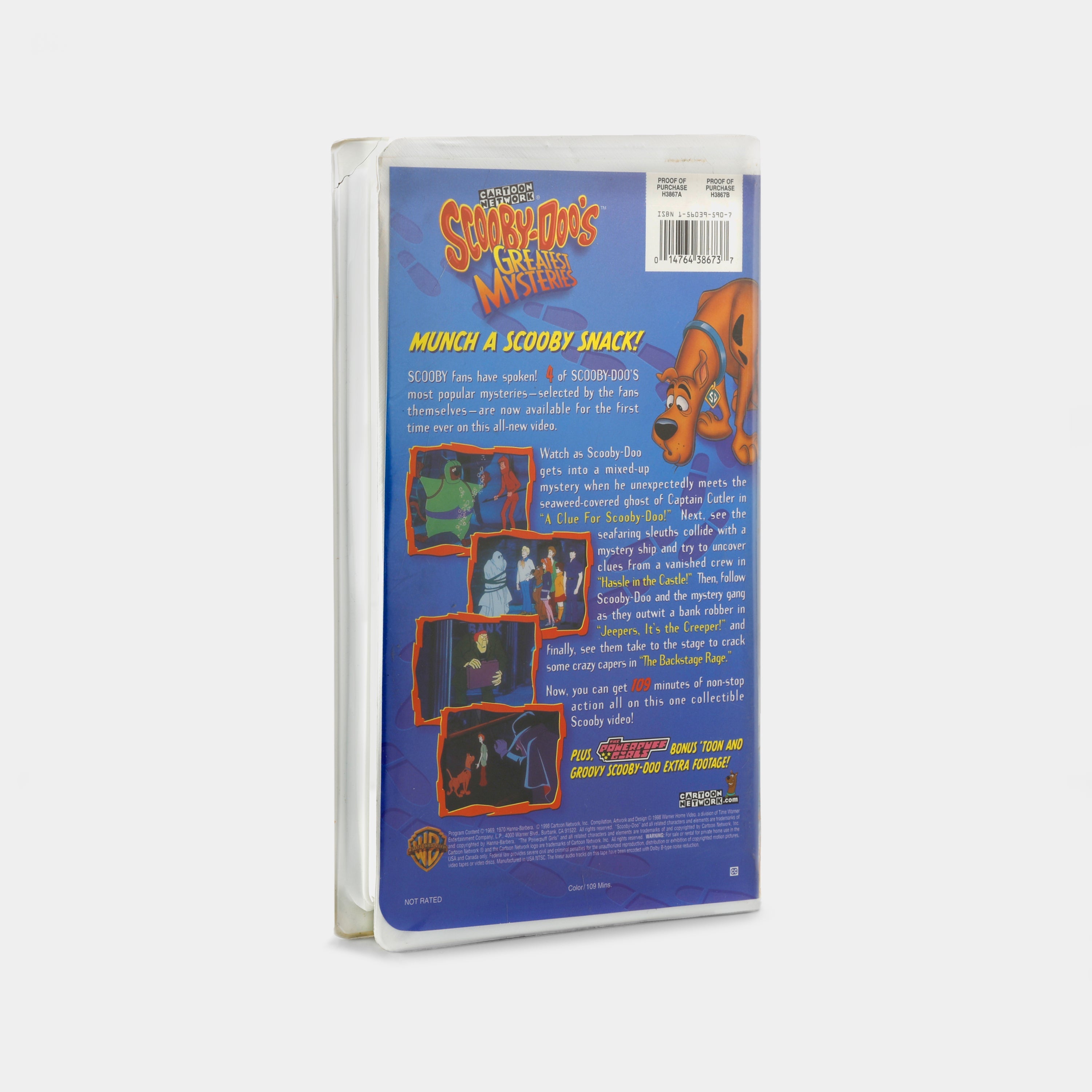 Scooby-Doo's Greatest Mysteries VHS Tape