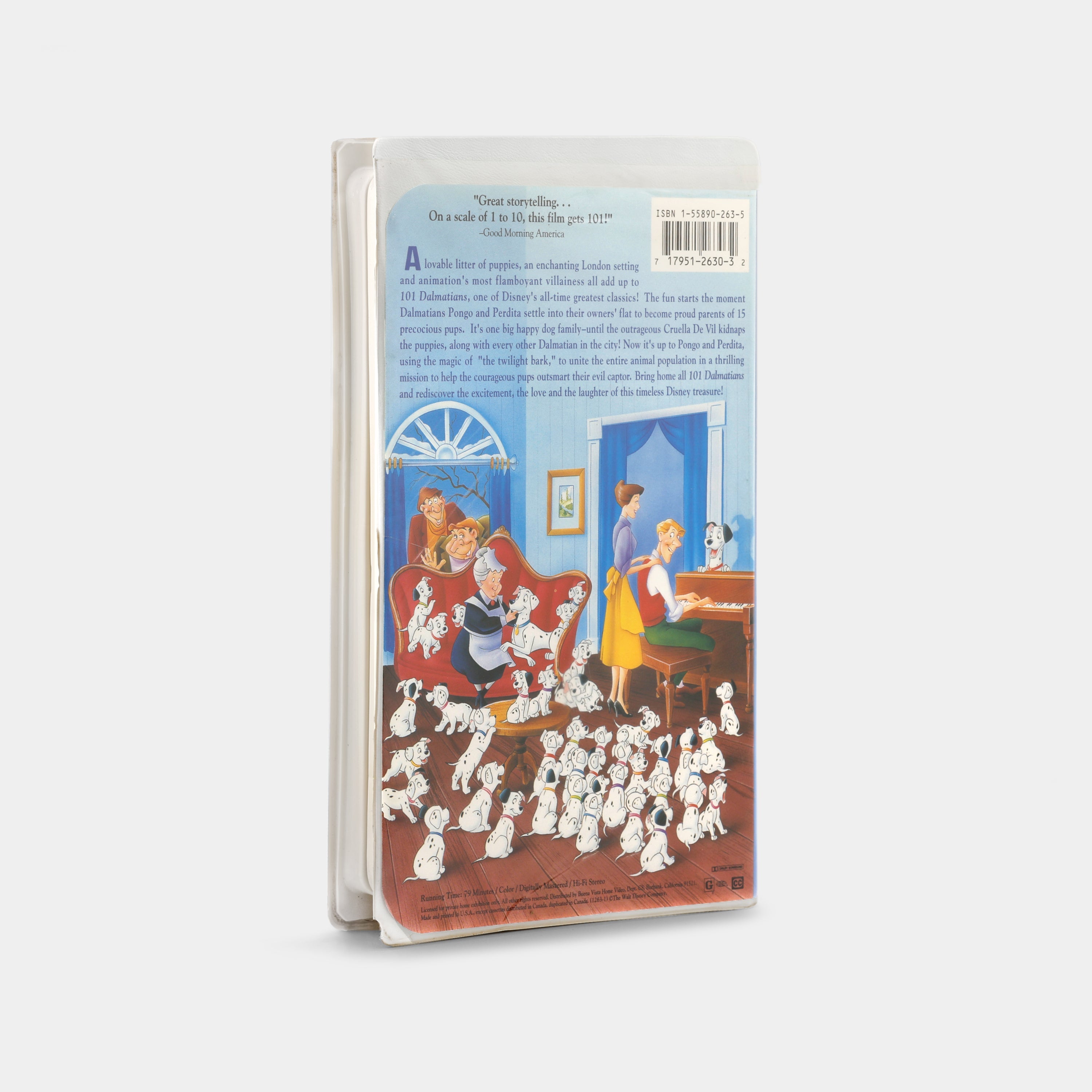 101 Dalmatians VHS Tape