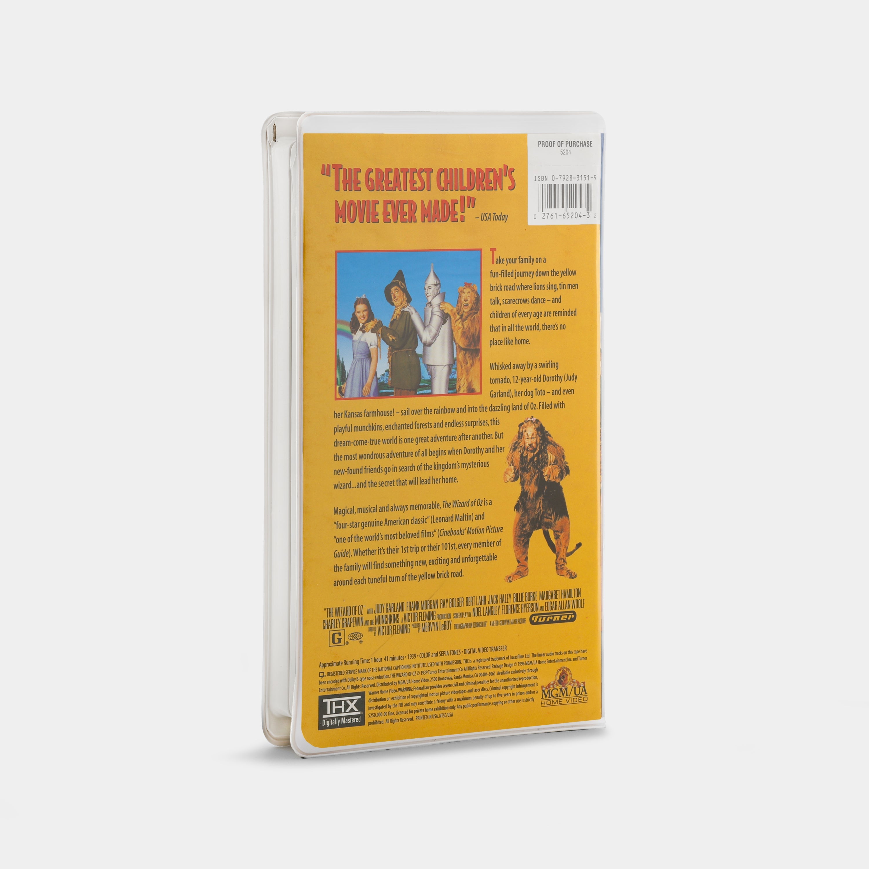 The Wizard of Oz VHS Tape