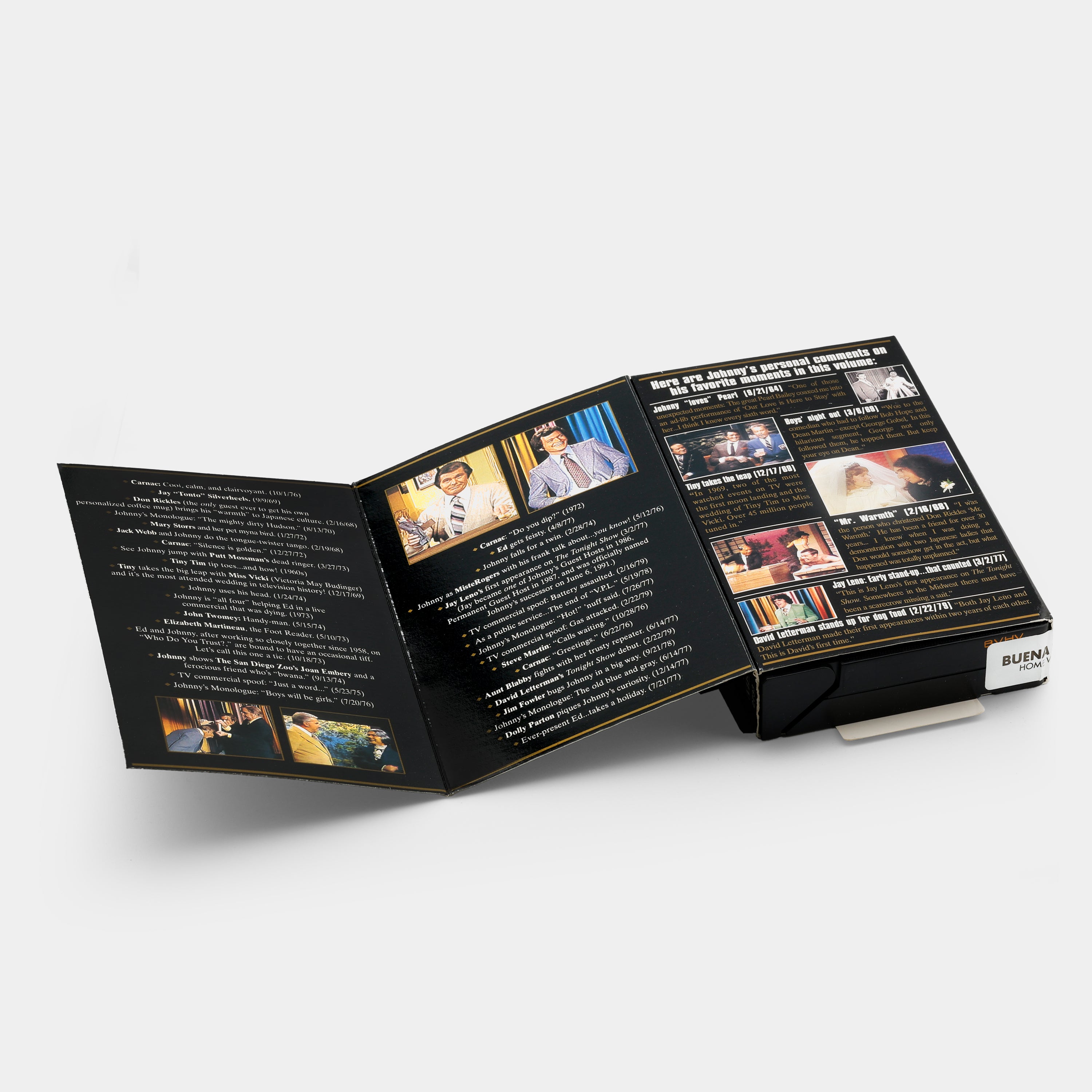 Johnny Carson: His Favorite Moments from The Tonight Show – '60s & '70s: Heeere's Johnny! VHS Tape