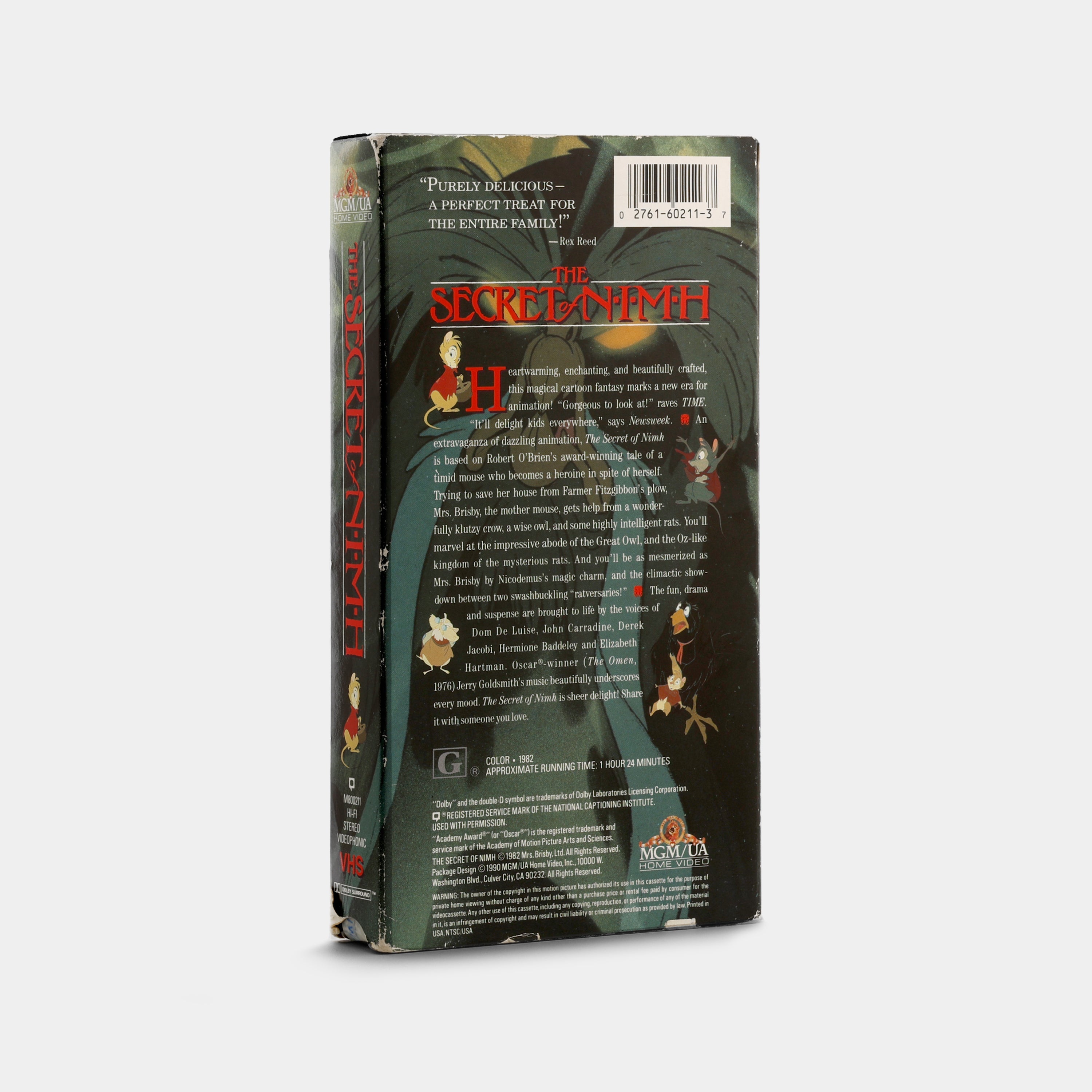 The Secret of NIMH VHS Tape