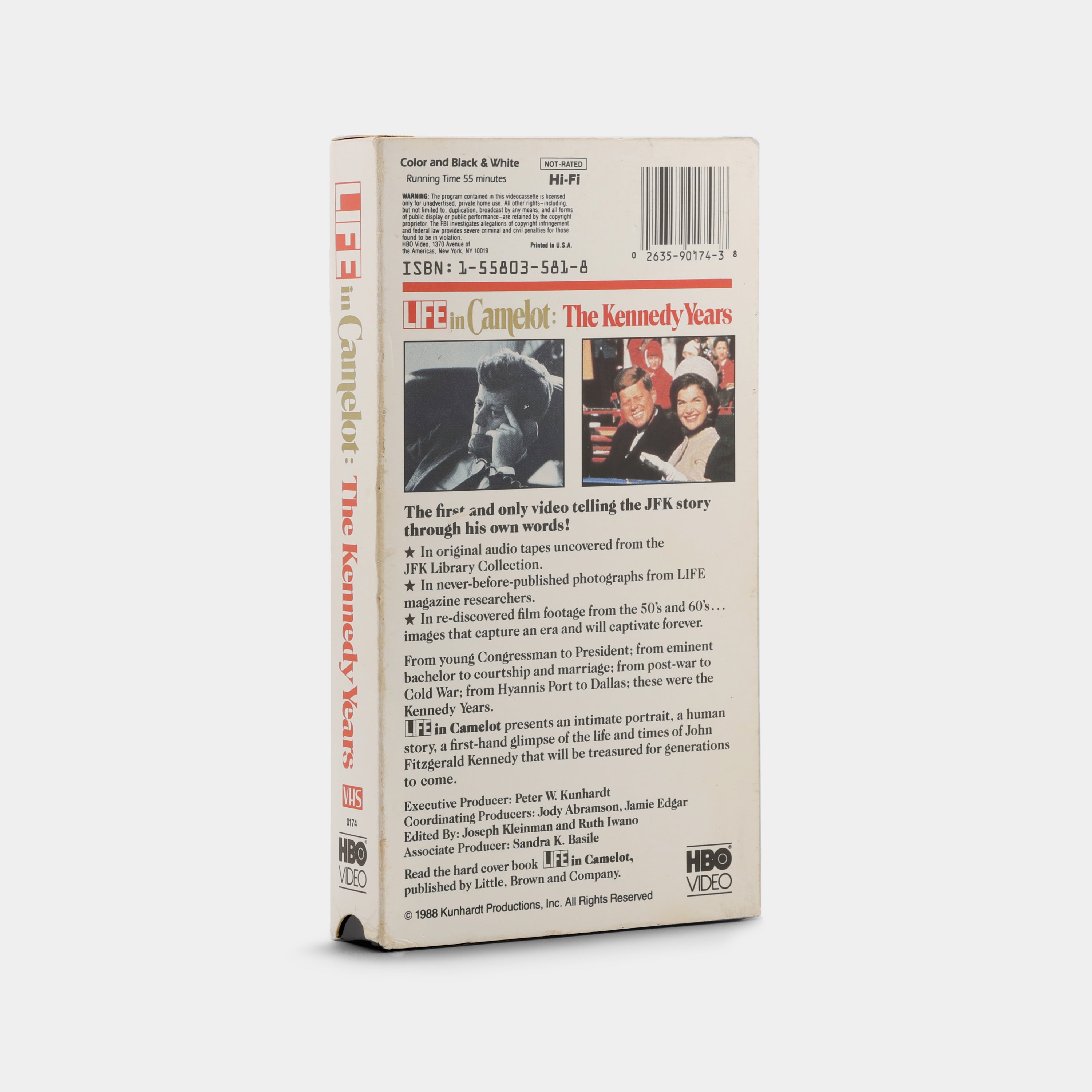 Life in Camelot: The Kennedy Years VHS Tape