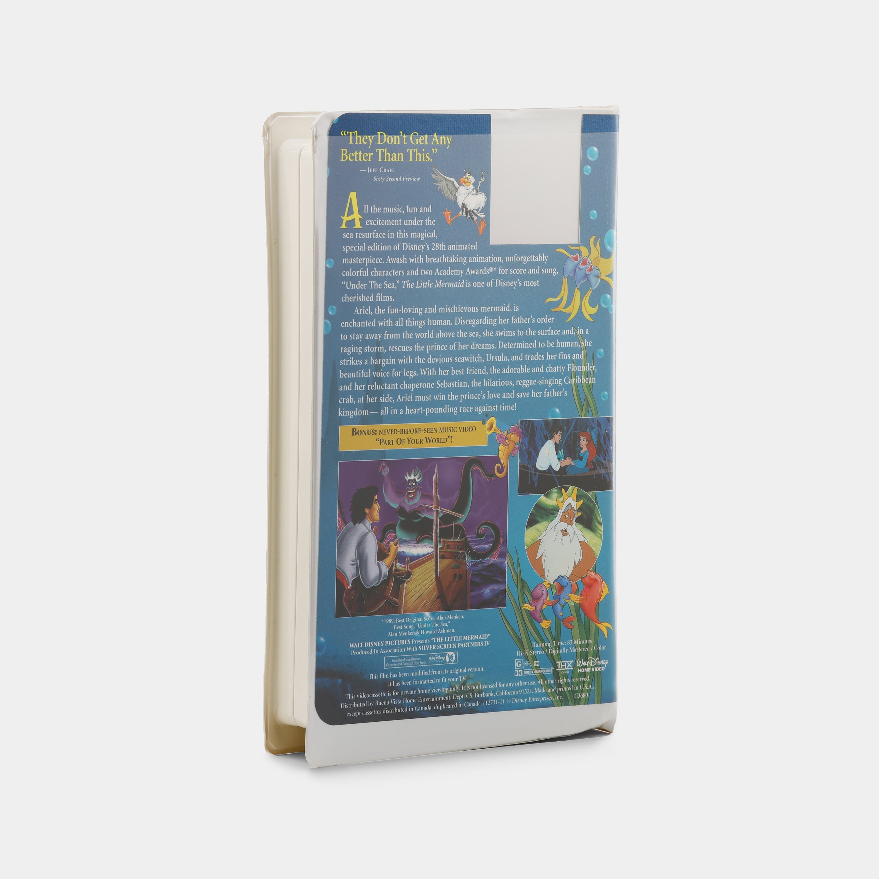 The Little Mermaid (Masterpiece Collection) VHS Tape