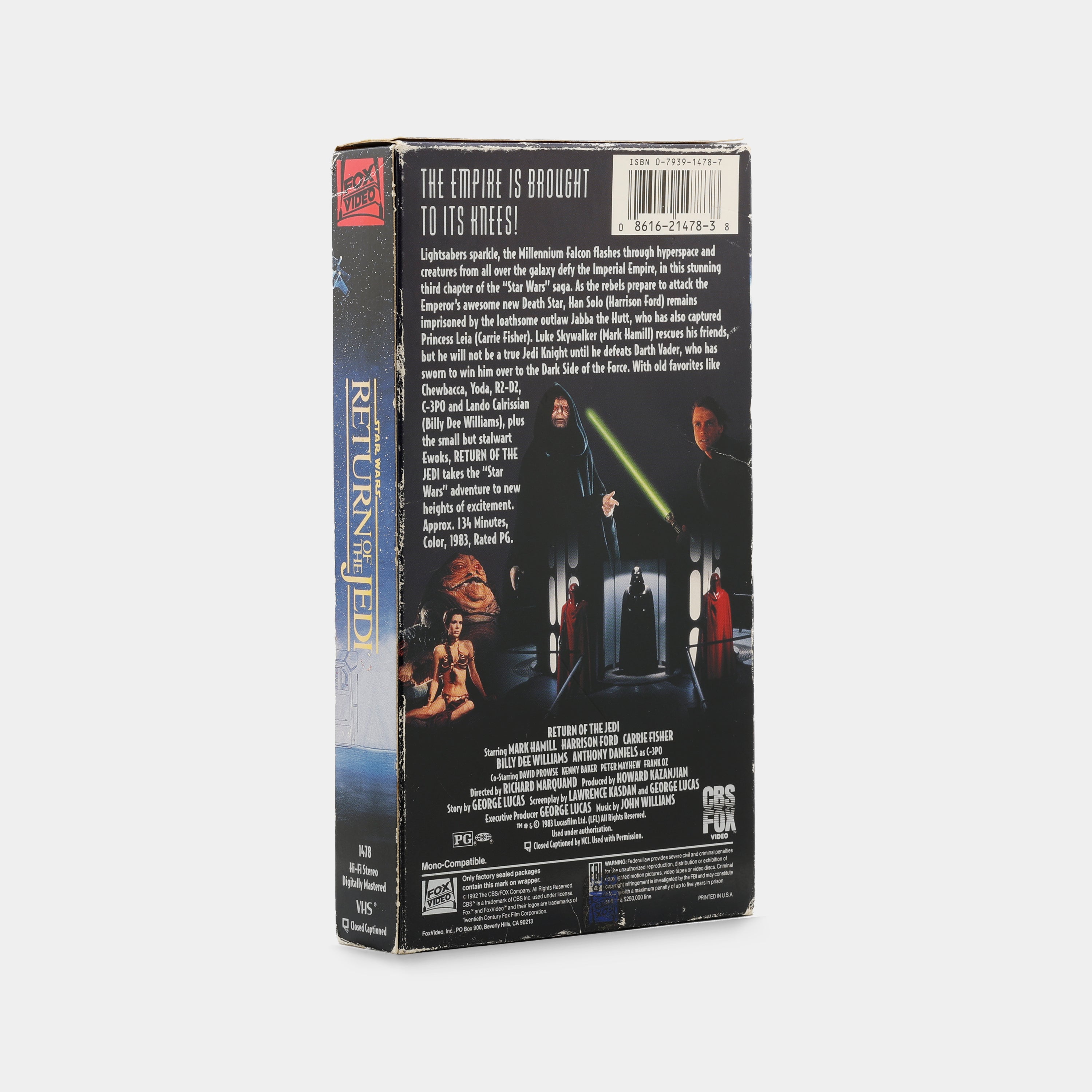 Return of the Jedi VHS Tape