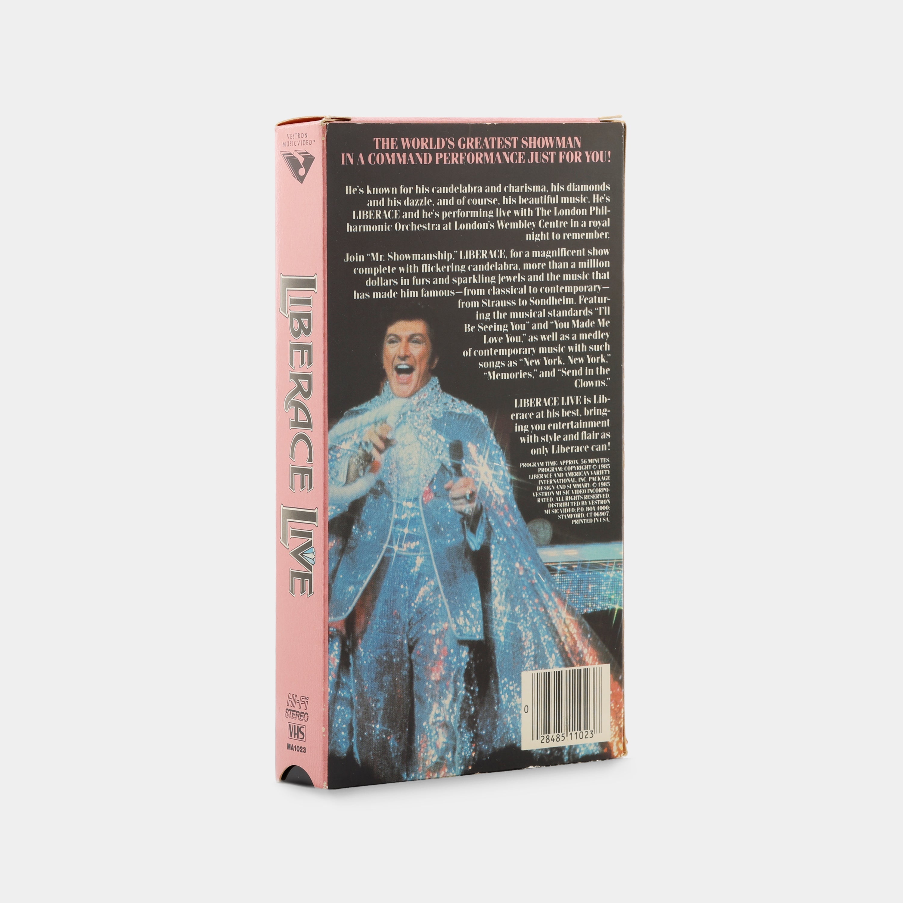 Liberace Live VHS Tape