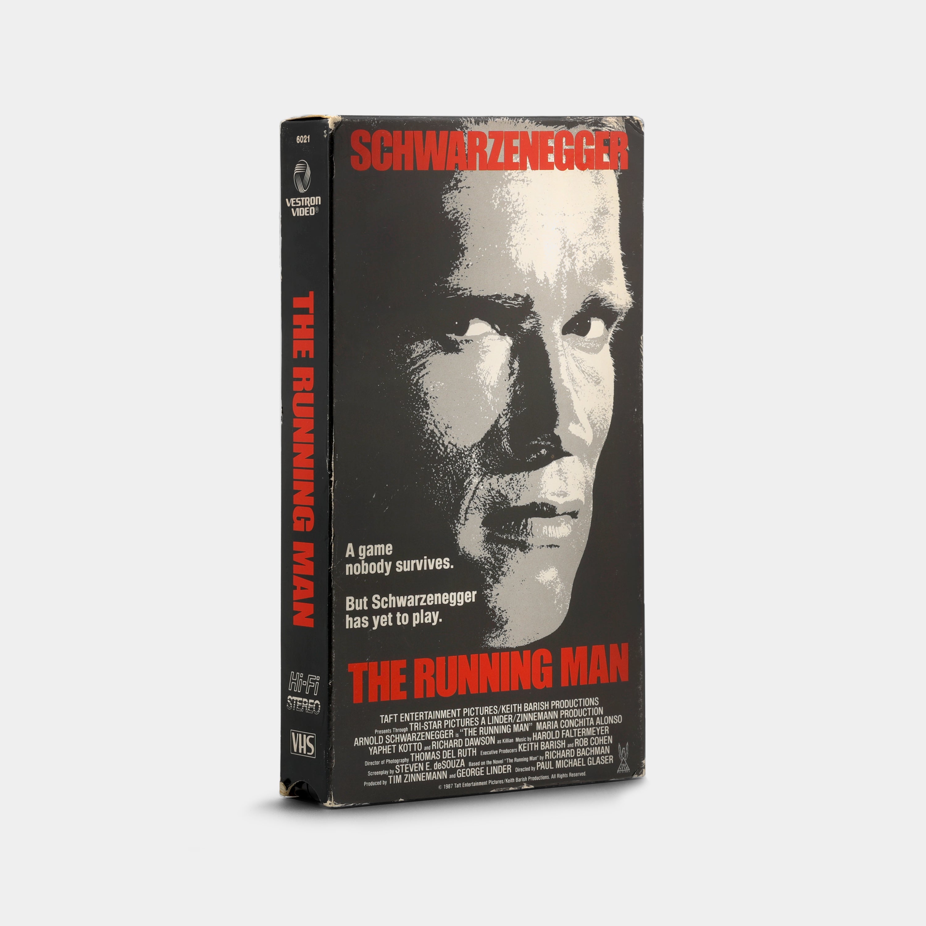 The Running Man VHS Tape