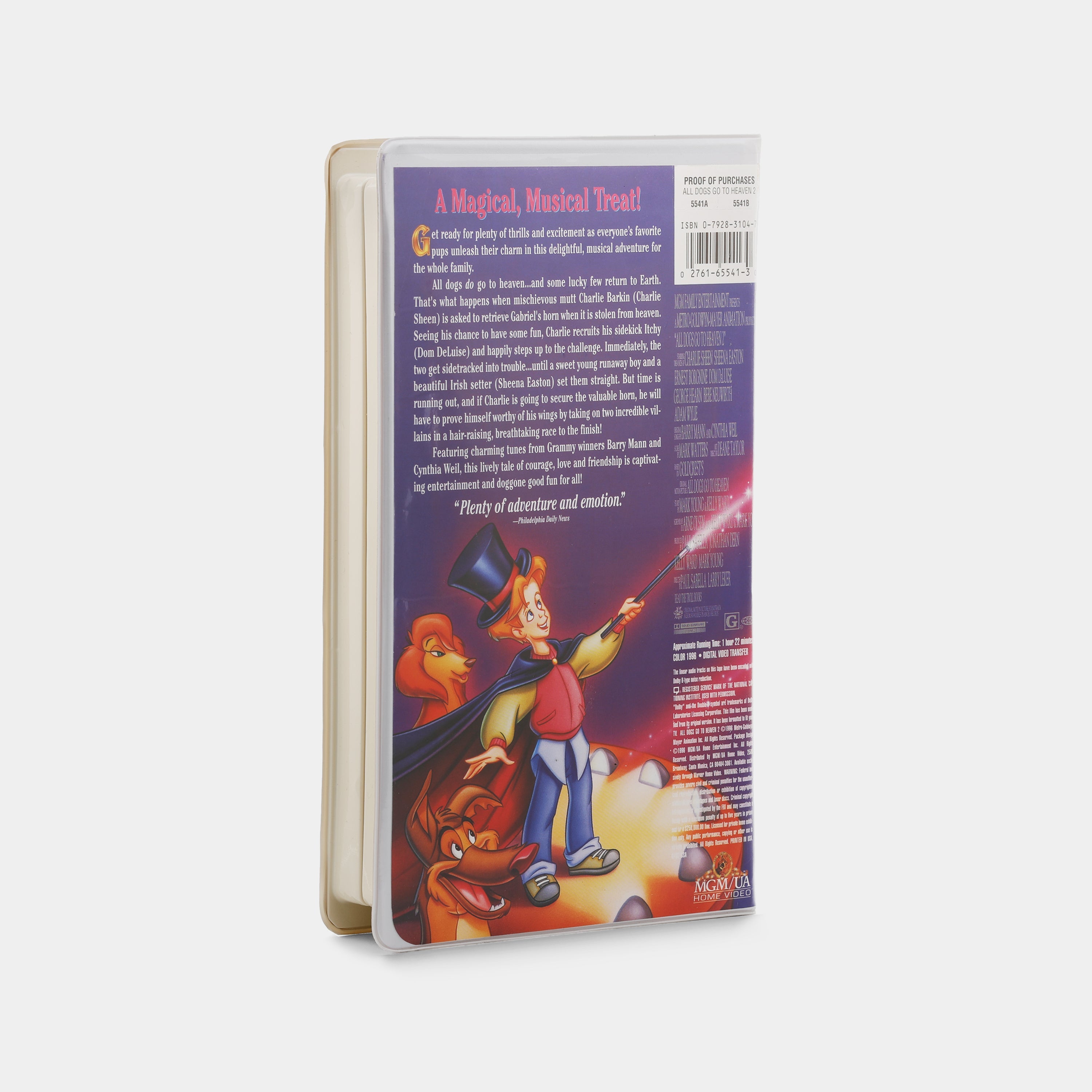 All Dogs Go to Heaven 2 VHS Tape