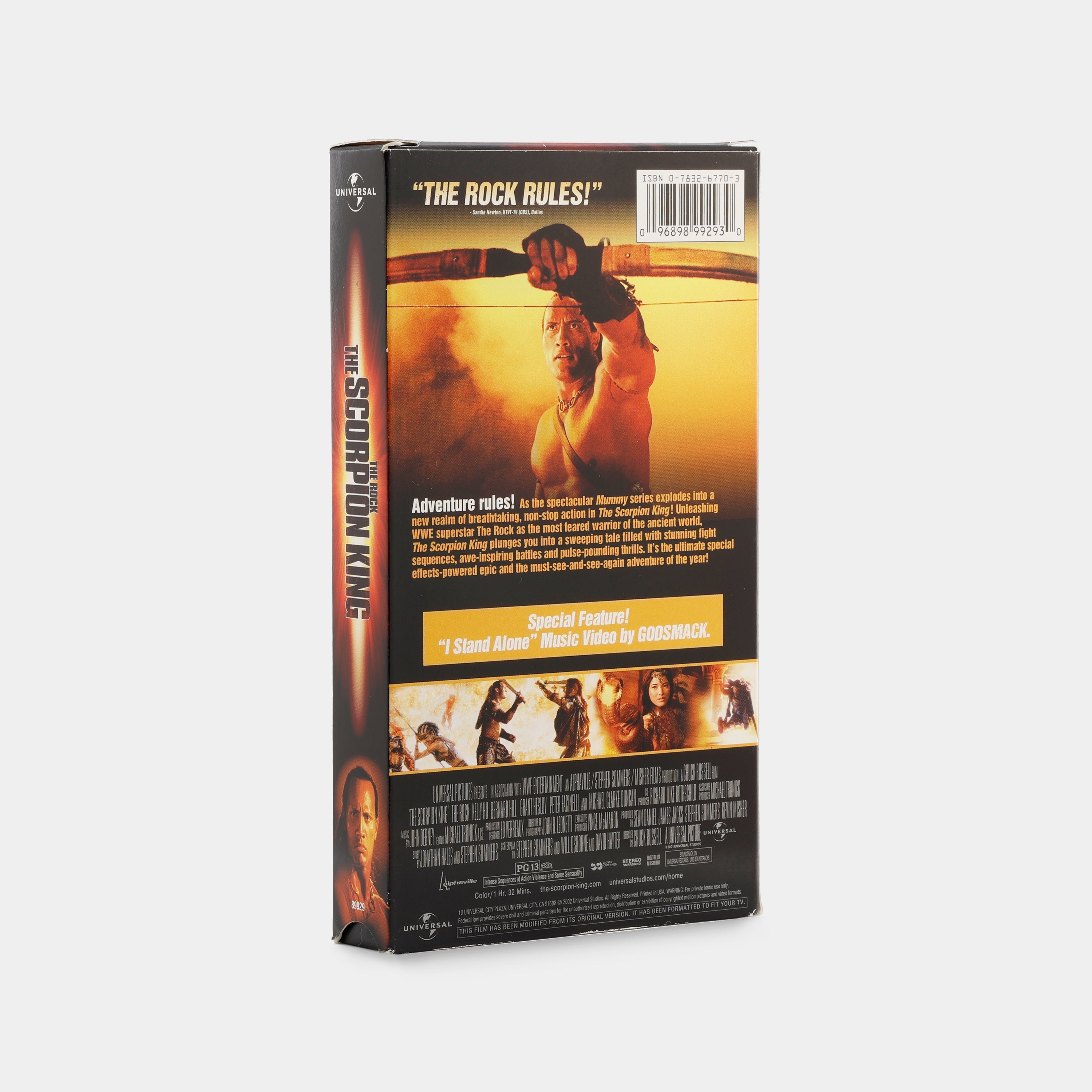 The Scorpion King VHS Tape