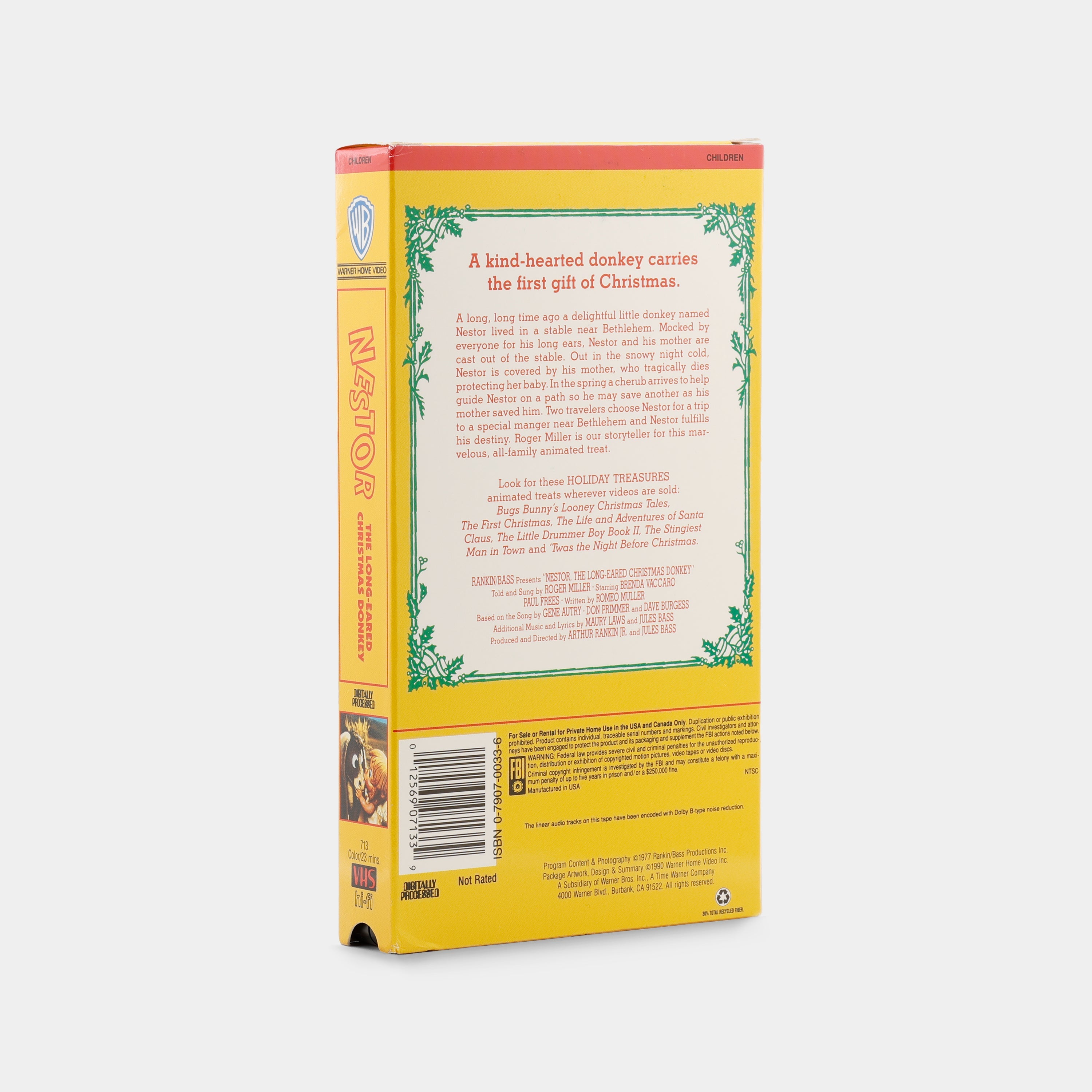 Nestor, the Long-Eared Christmas Donkey VHS Tape