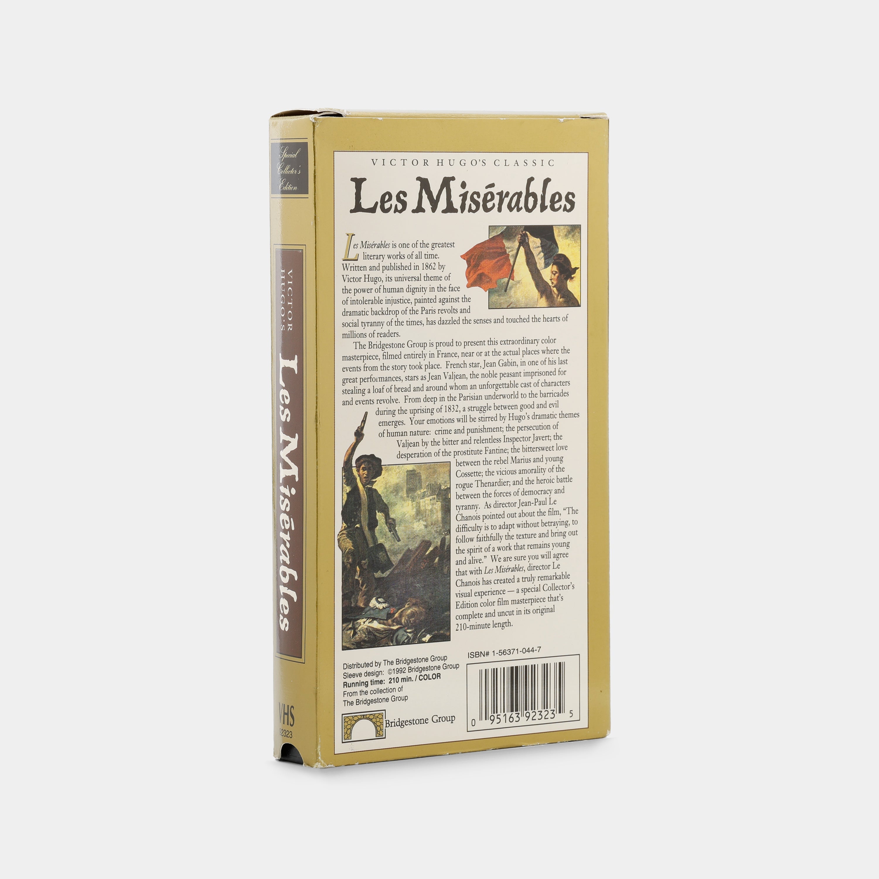 Les Misérables VHS Tape