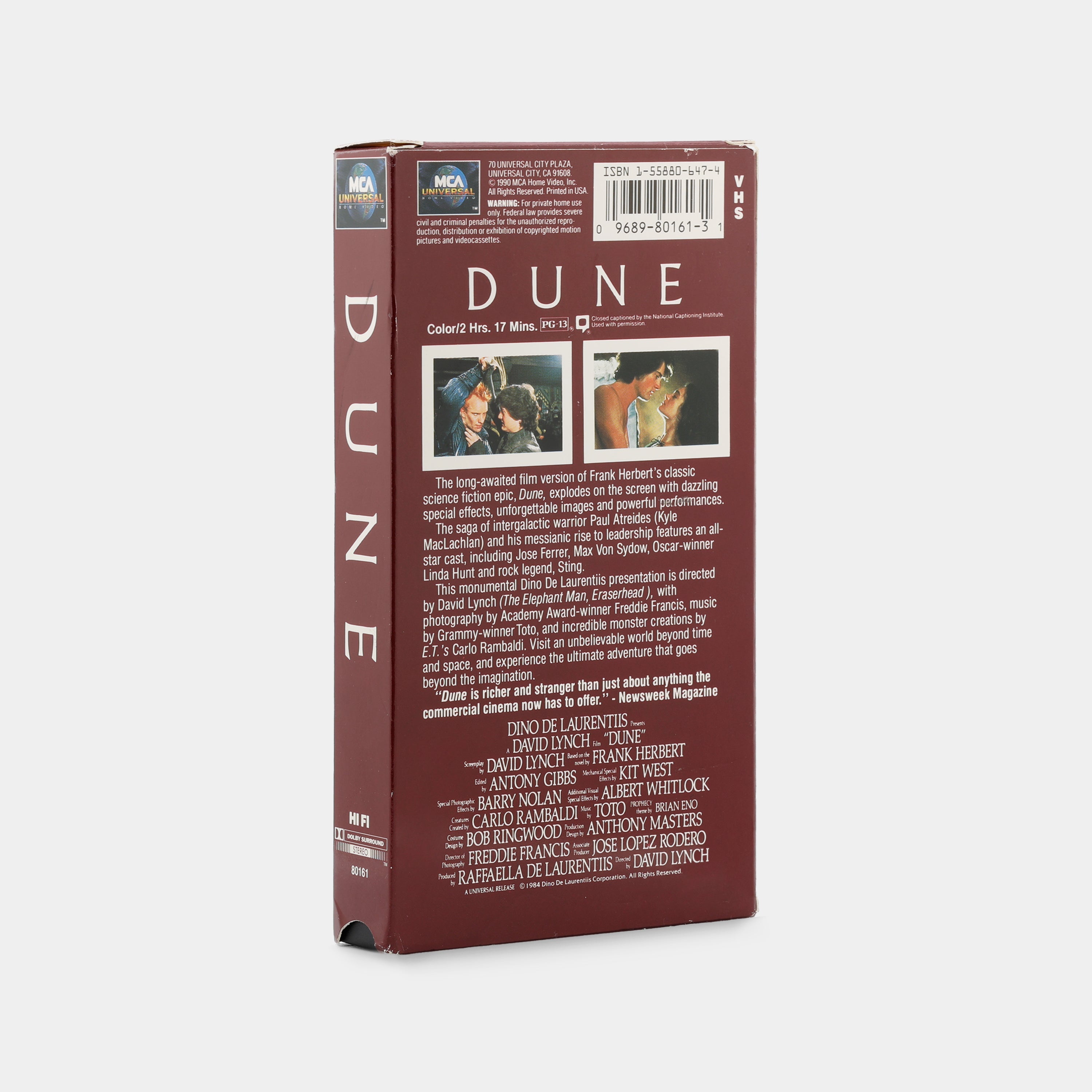Dune VHS Tape
