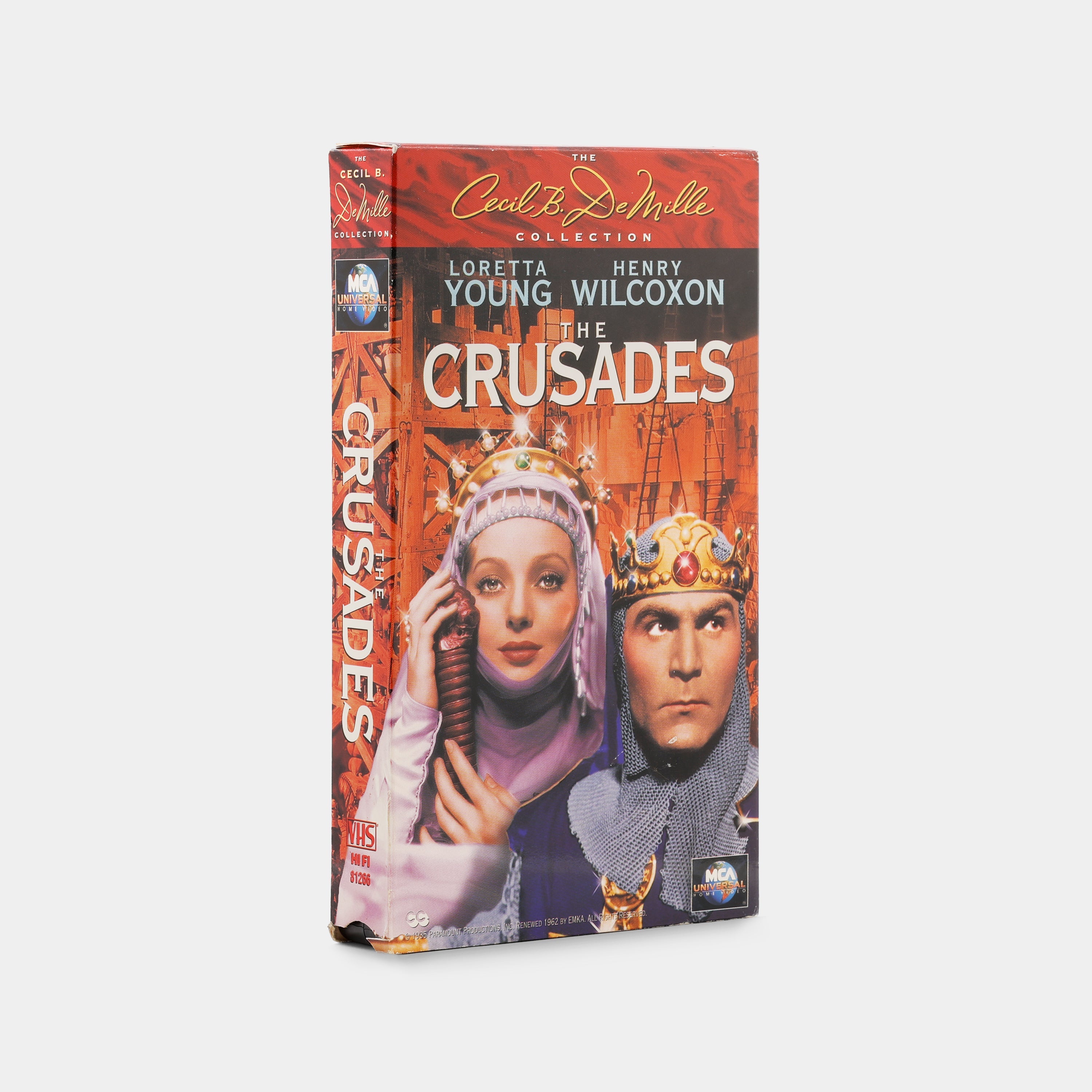 The Crusades VHS Tape