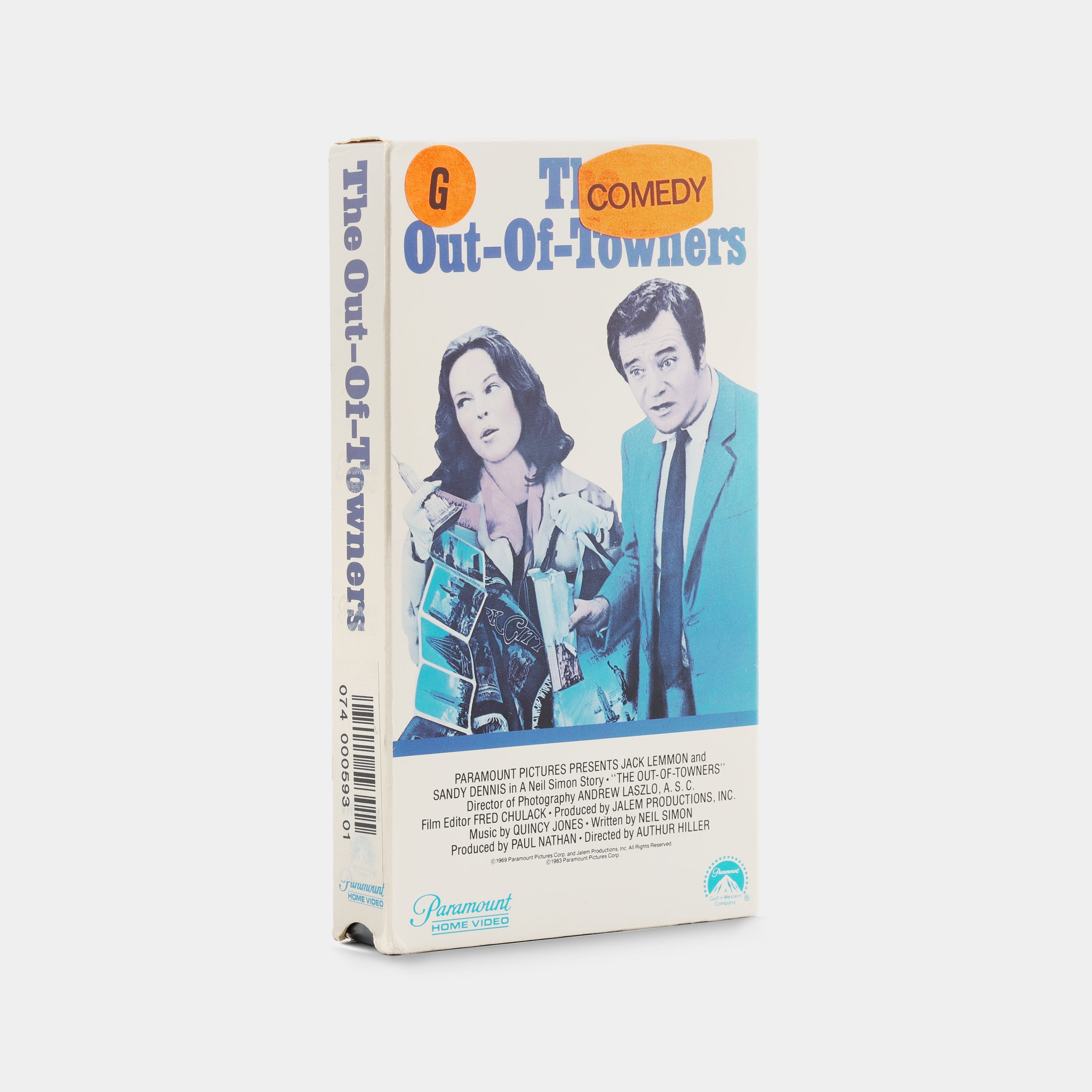 The Out-of-Towners VHS Tape