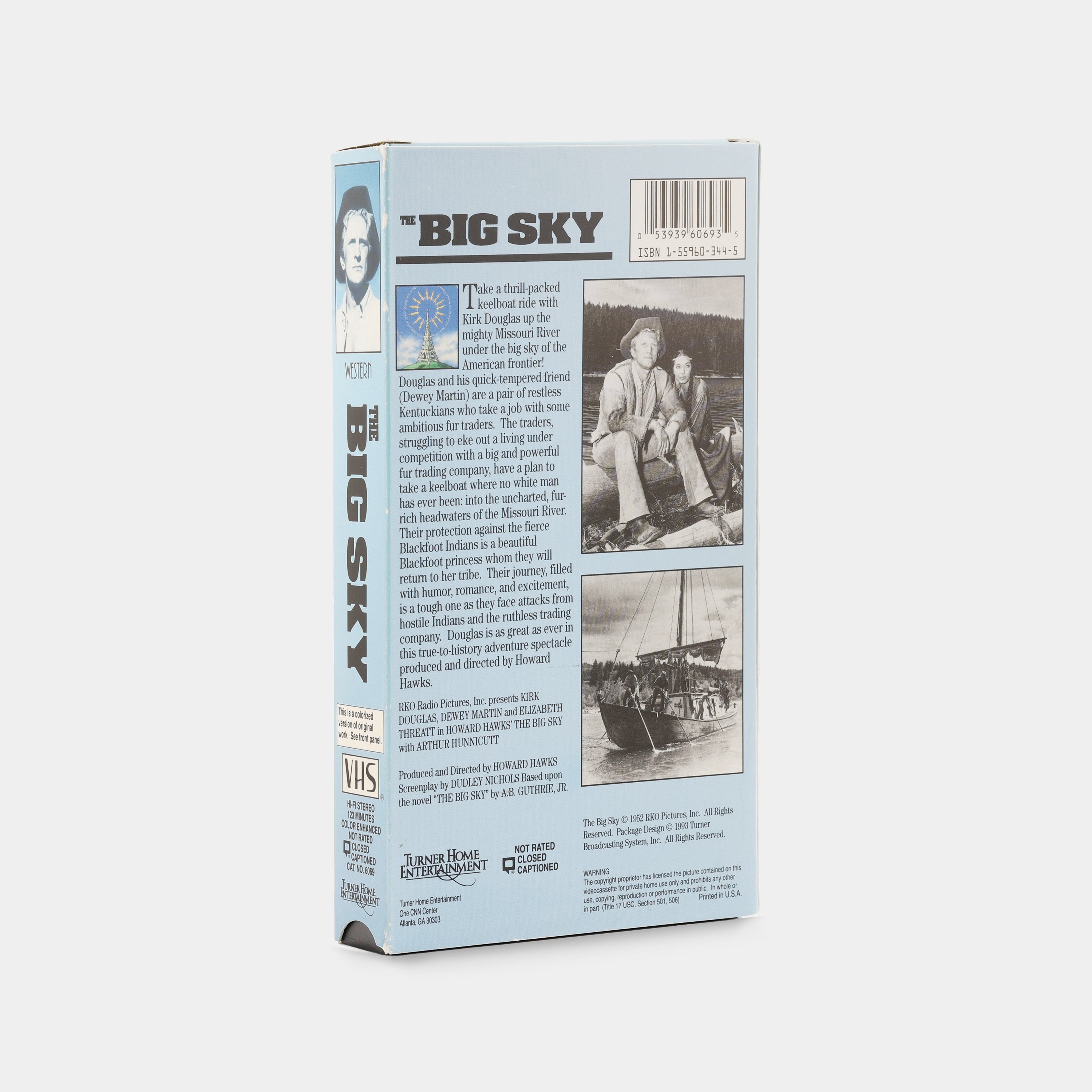 The Big Sky VHS Tape
