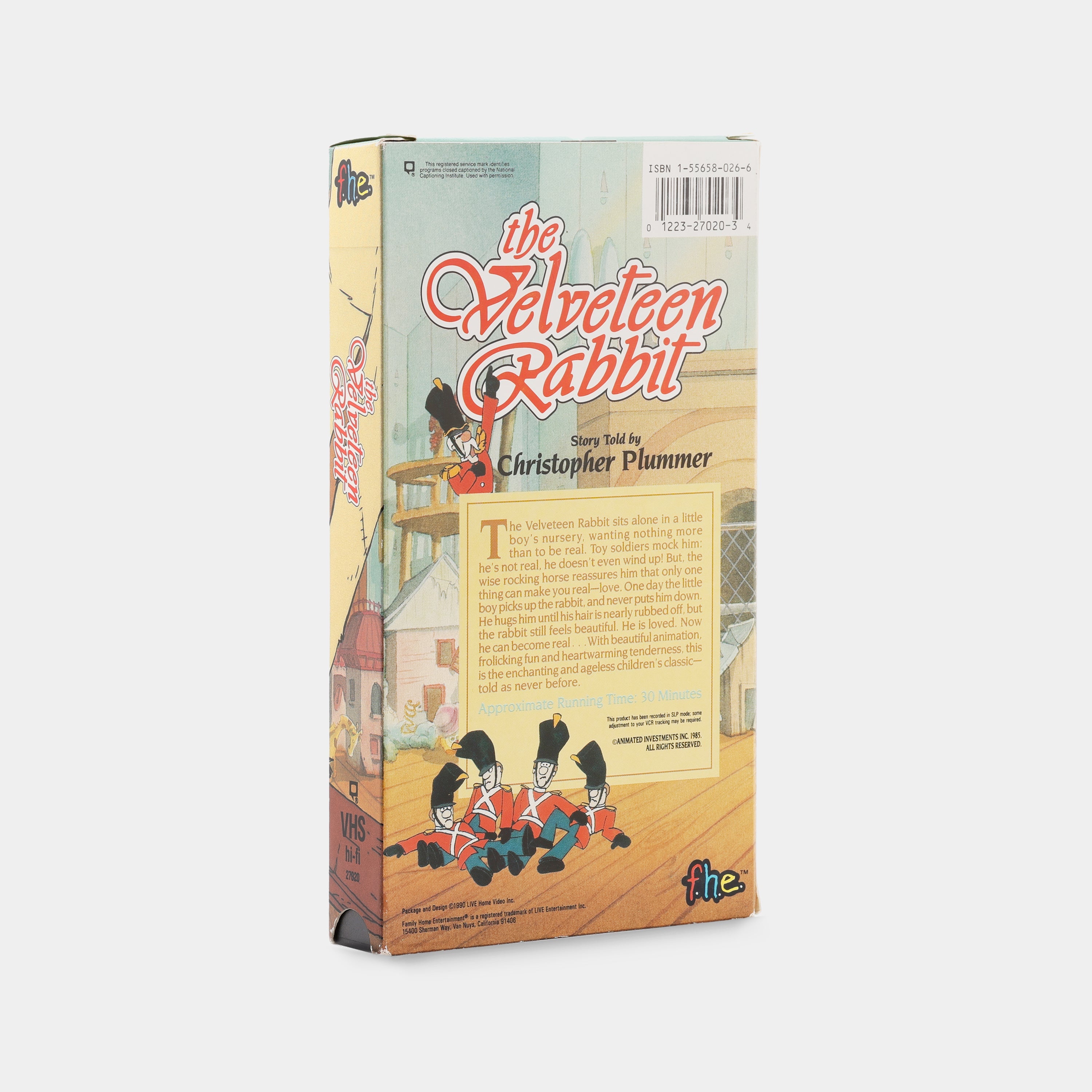 The Velveteen Rabbit VHS Tape